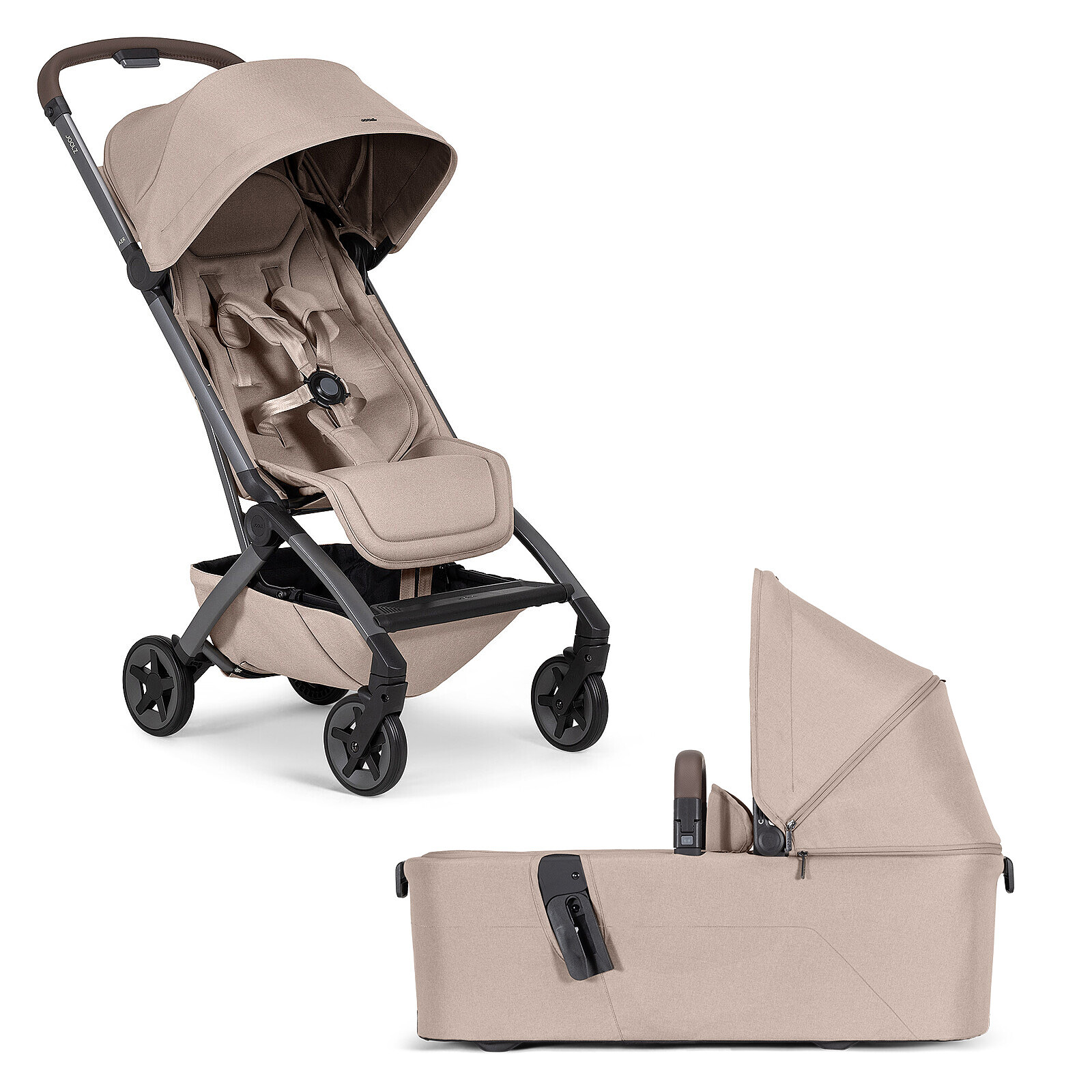 Pack Naissance Poussette Aer² + Nacelle Aer² - Sandy Taupe Joolz