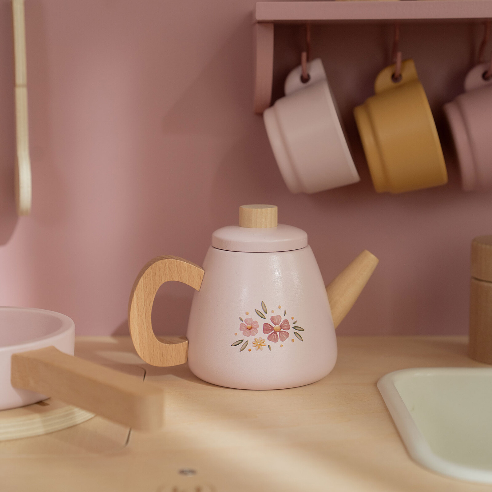 Cuisine en Bois - Rose  pas cher