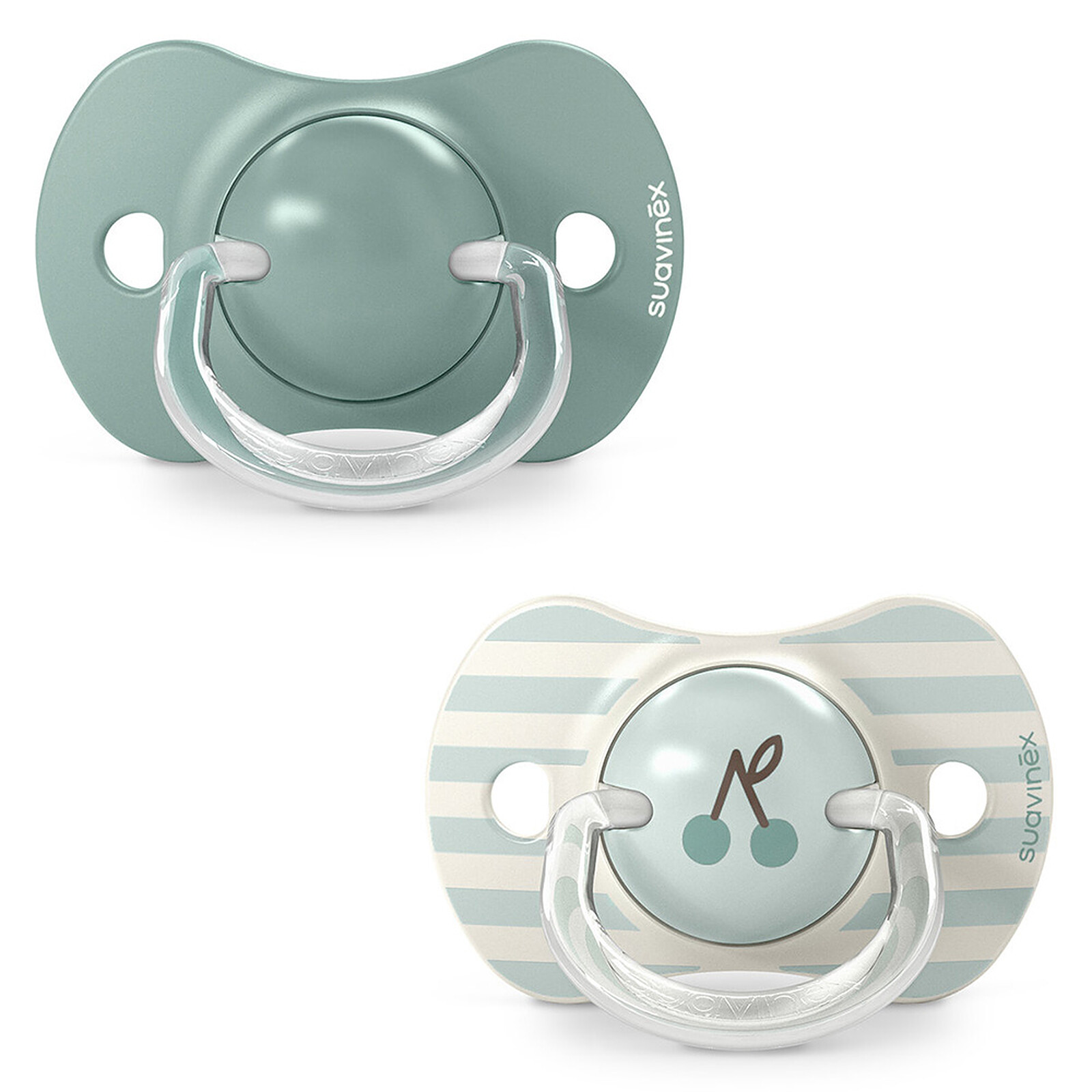 Lot de 2 Sucettes Symétriques SX Pro Birdies Vert - 18 Mois + Suavinex