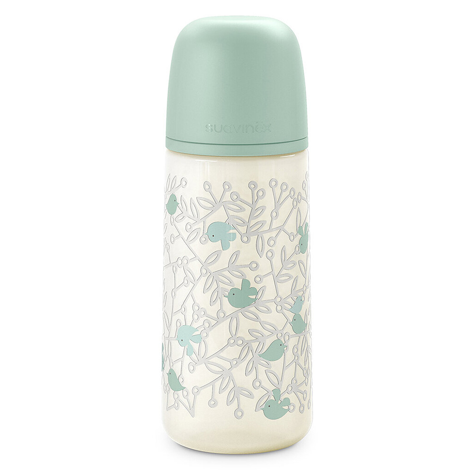 Biberon Tétine Symétrique SX Pro Birdies Vert - 360 ml Suavinex