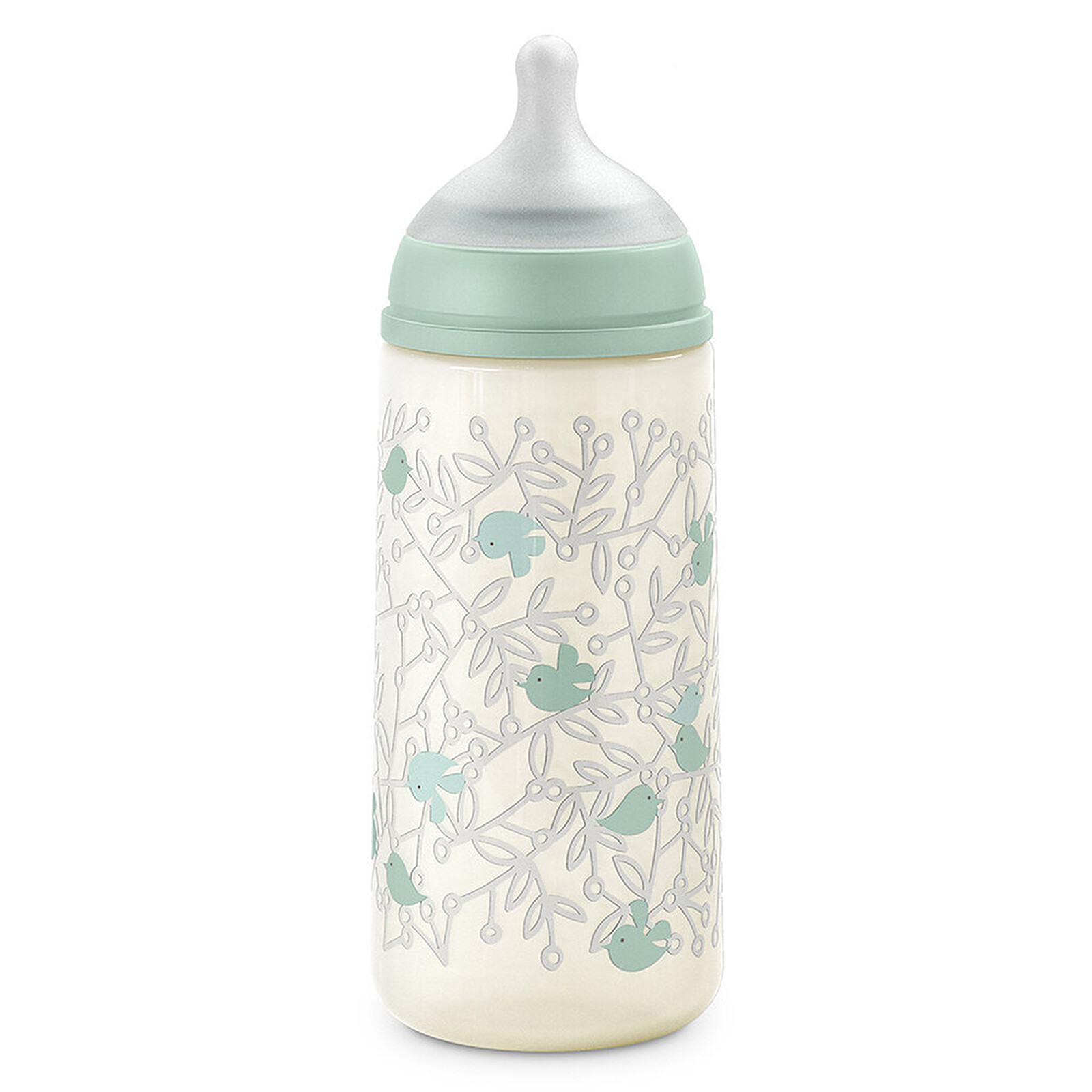 Biberon Tétine Symétrique SX Pro Birdies Vert - 360 ml Suavinex