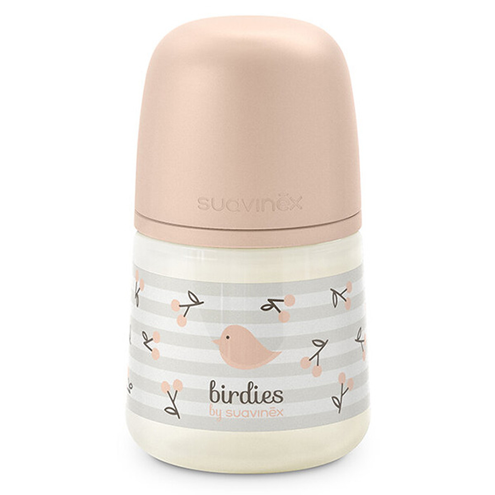 Biberon Tétine Symétrique SX Pro Birdies Rose - 150 ml Suavinex