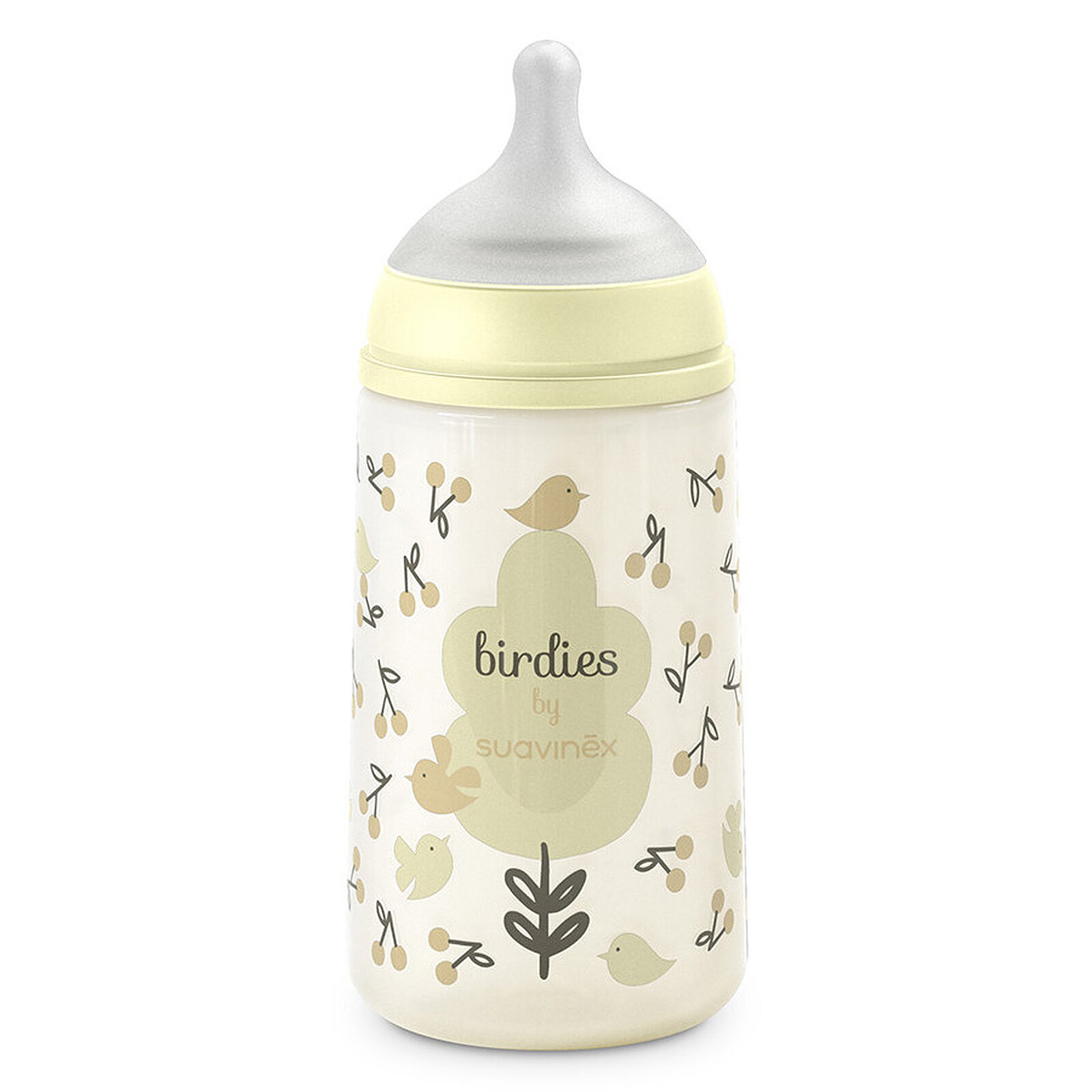 Biberon Tétine Symétrique SX Pro Birdies Beige - 270 ml Suavinex