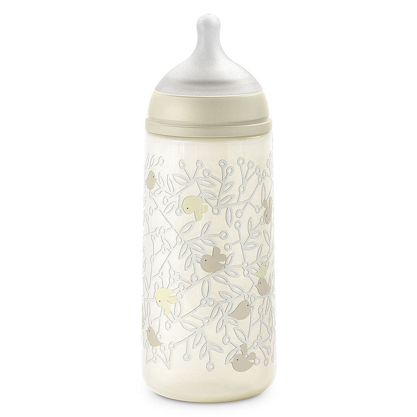 Biberon Tétine Symétrique SX Pro Birdies Beige - 360 ml Suavinex