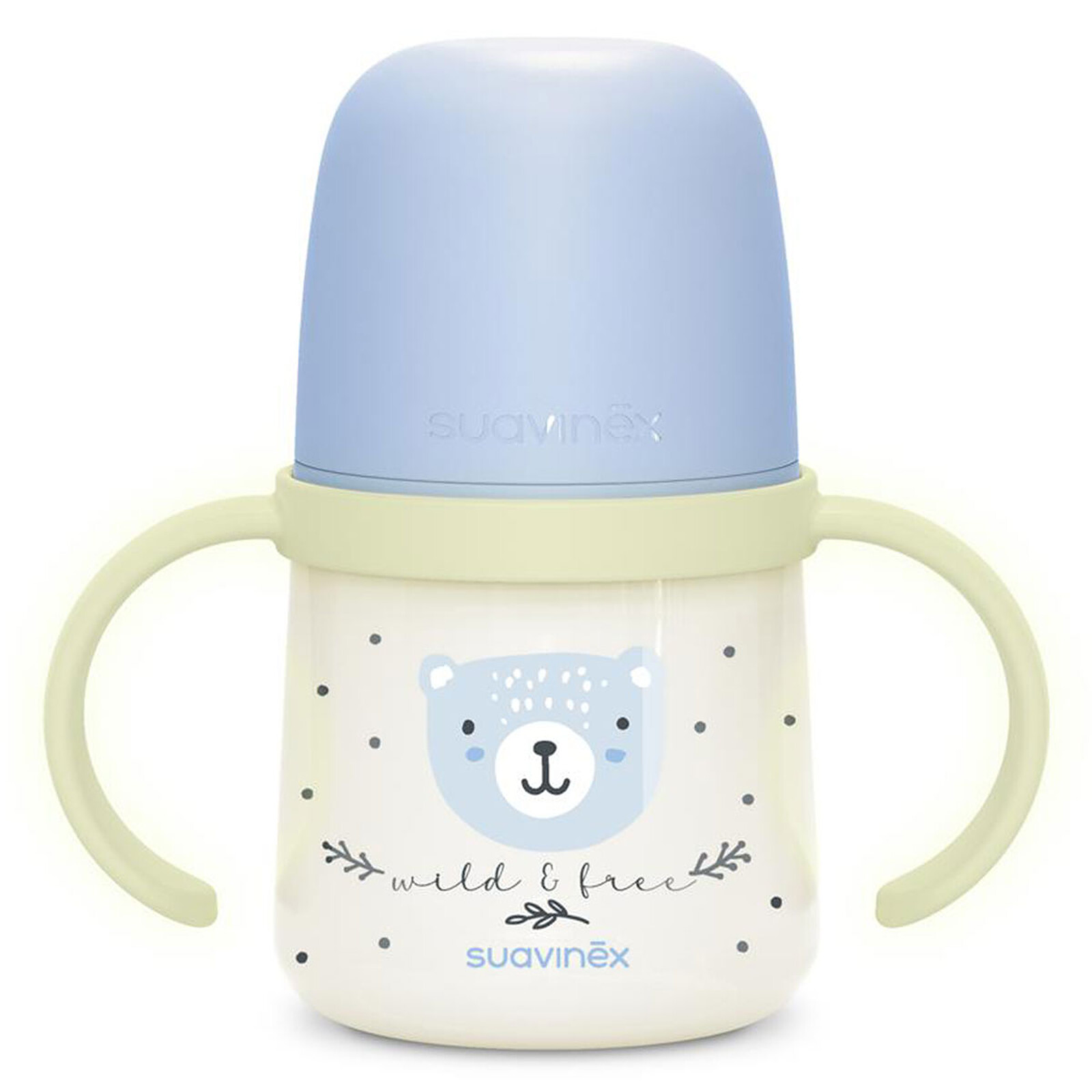 Achat Biberon à Anses Wild & Free Night and Day Bleu - 150 ml 
