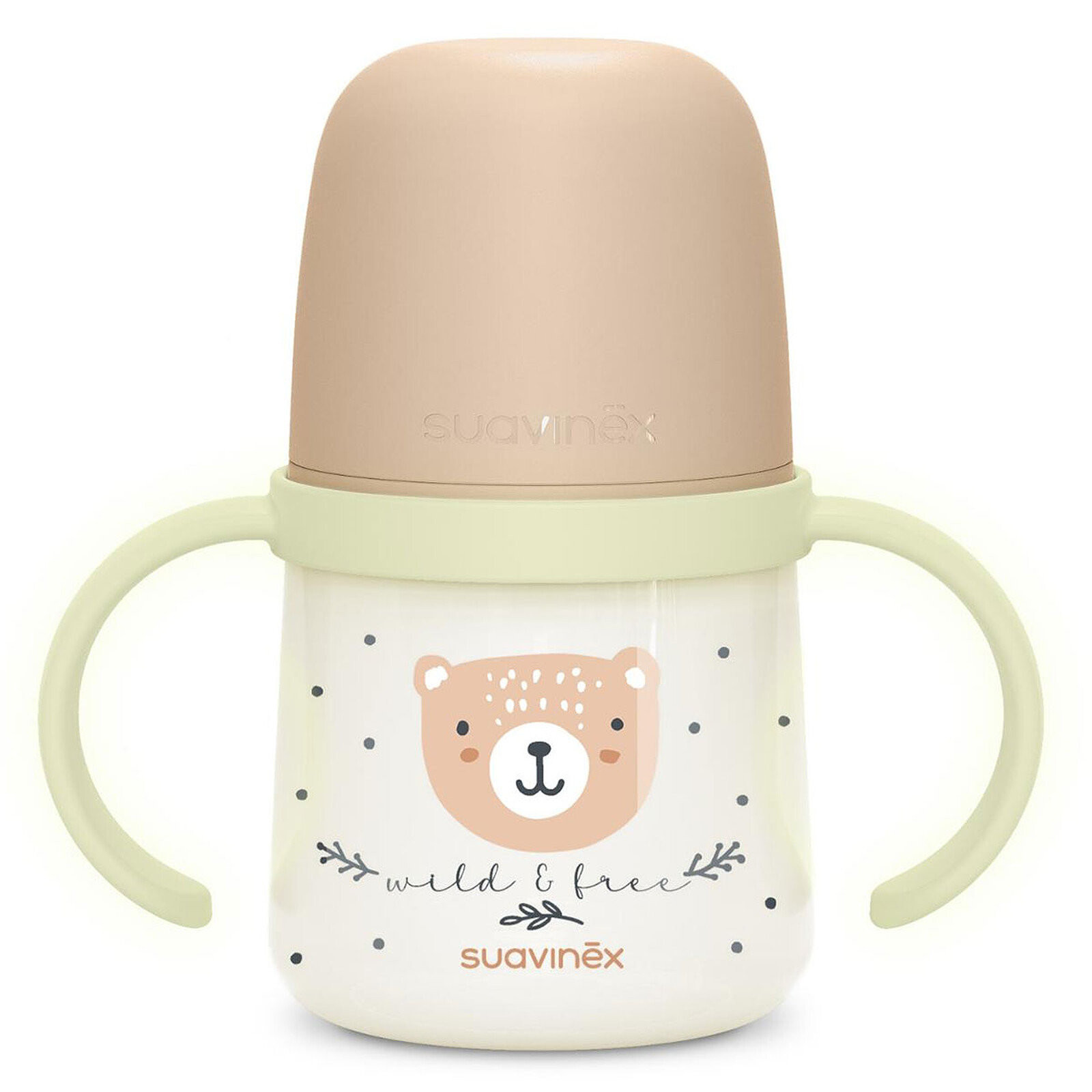 Achat Biberon à Anses Wild & Free Night and Day Marron - 150 ml 