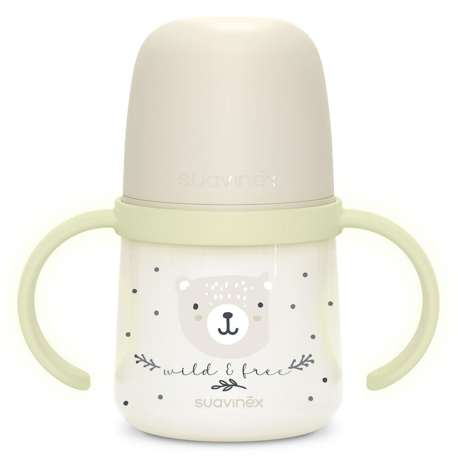 Achat Biberon à Anses Wild & Free Night and Day Beige - 150 ml 