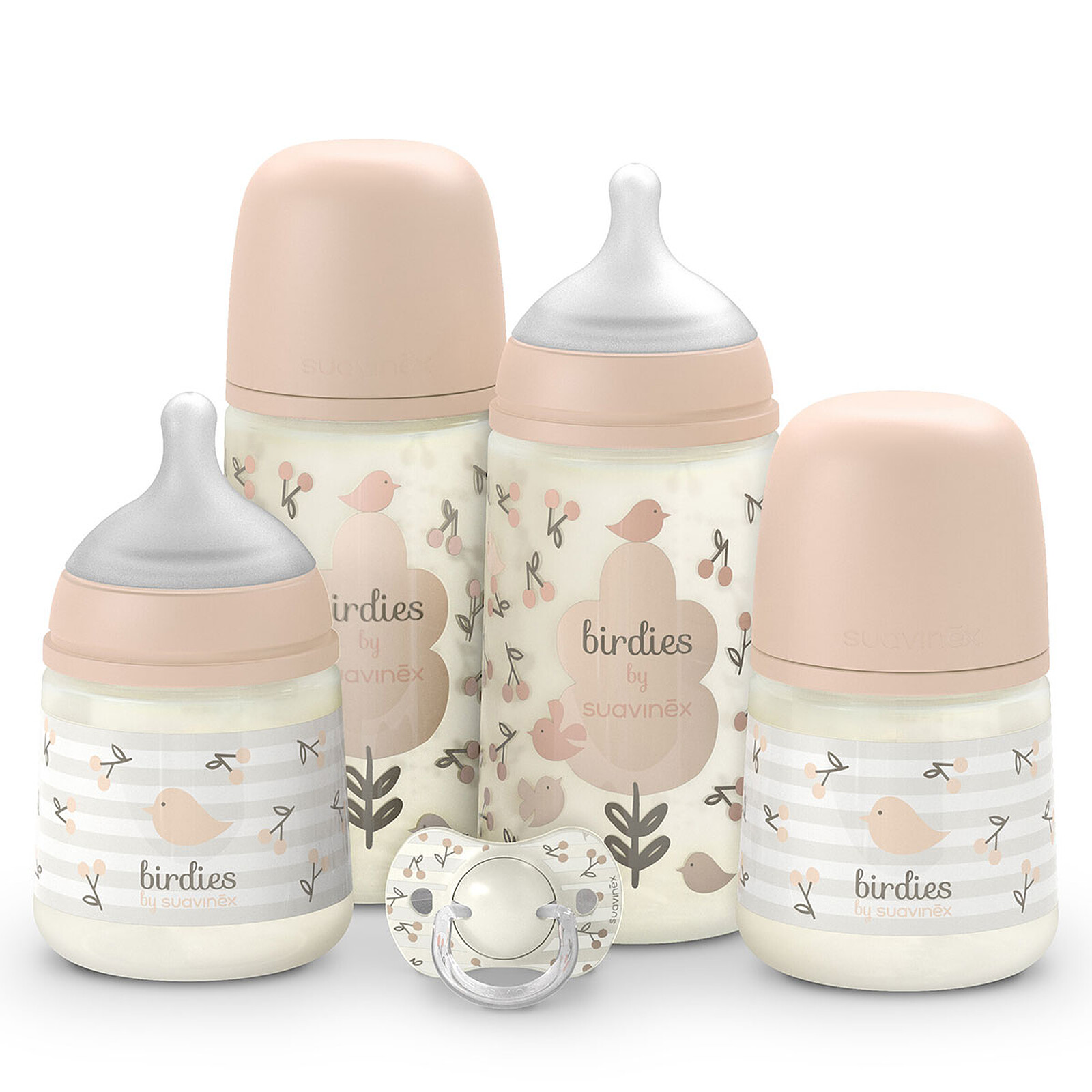 Set Nouveau-né Birdies - Rose Suavinex