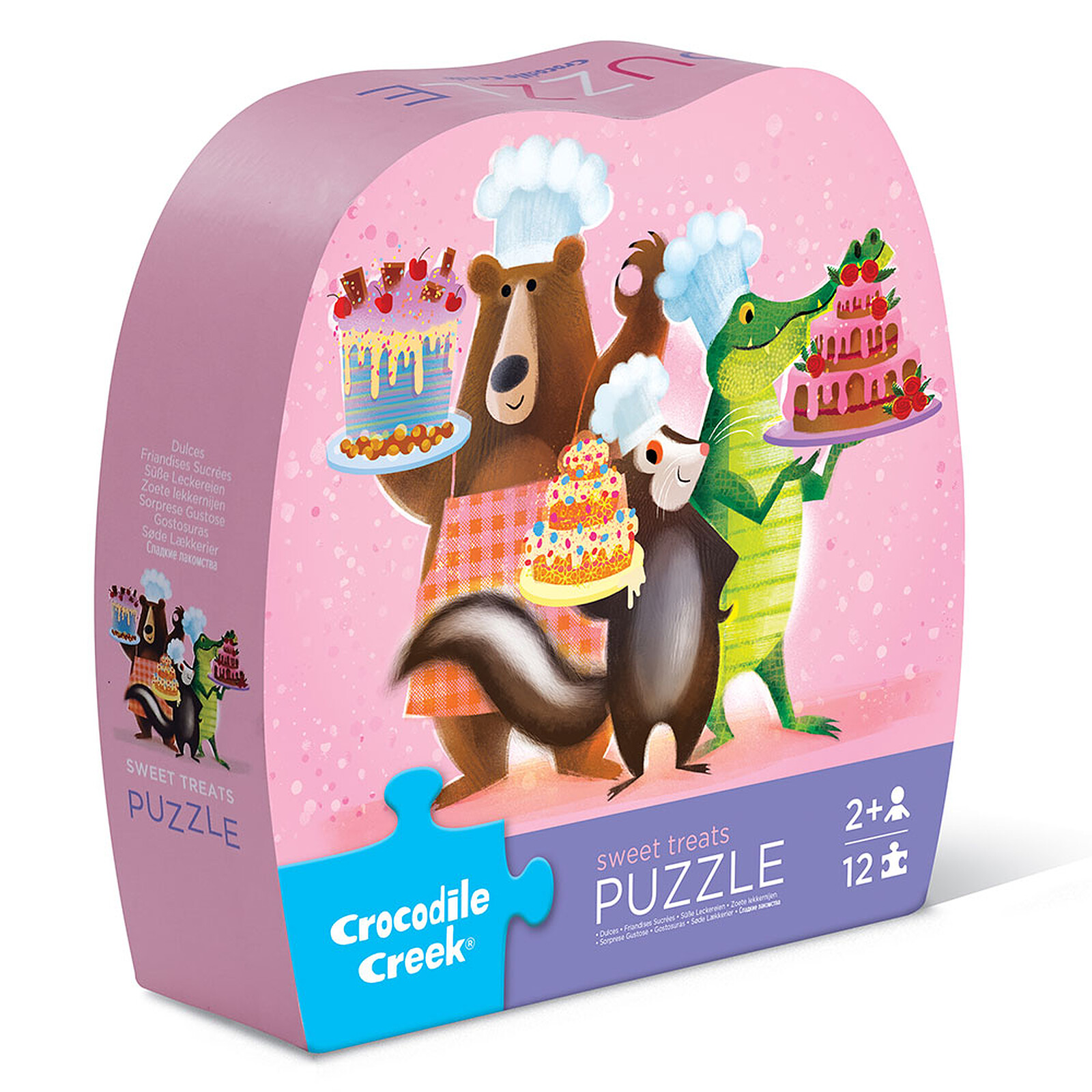 Mini Puzzle 12 Pièces - Sweet Treats Crocodile Creek