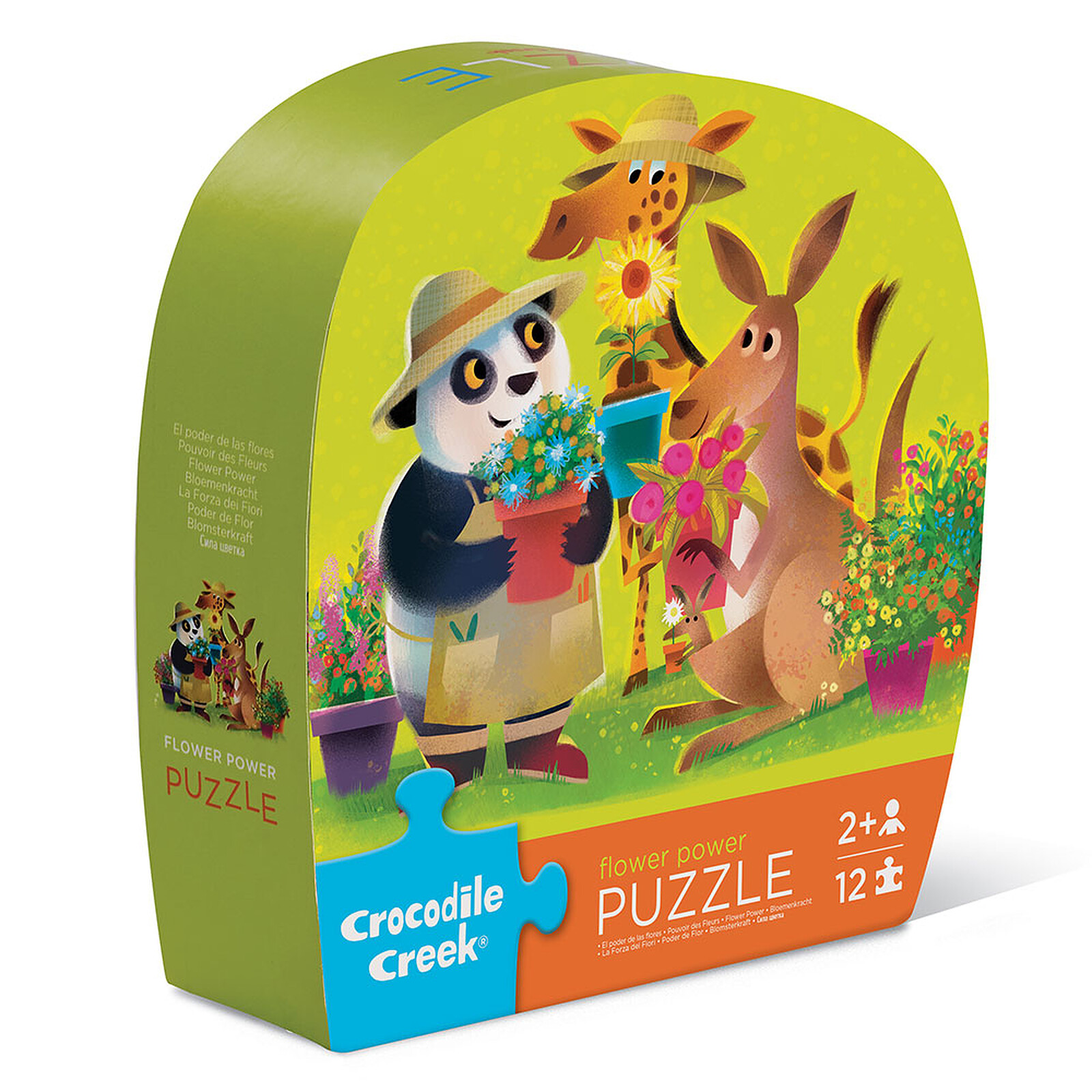 Mini Puzzle 12 Pièces - Flower Power Crocodile Creek