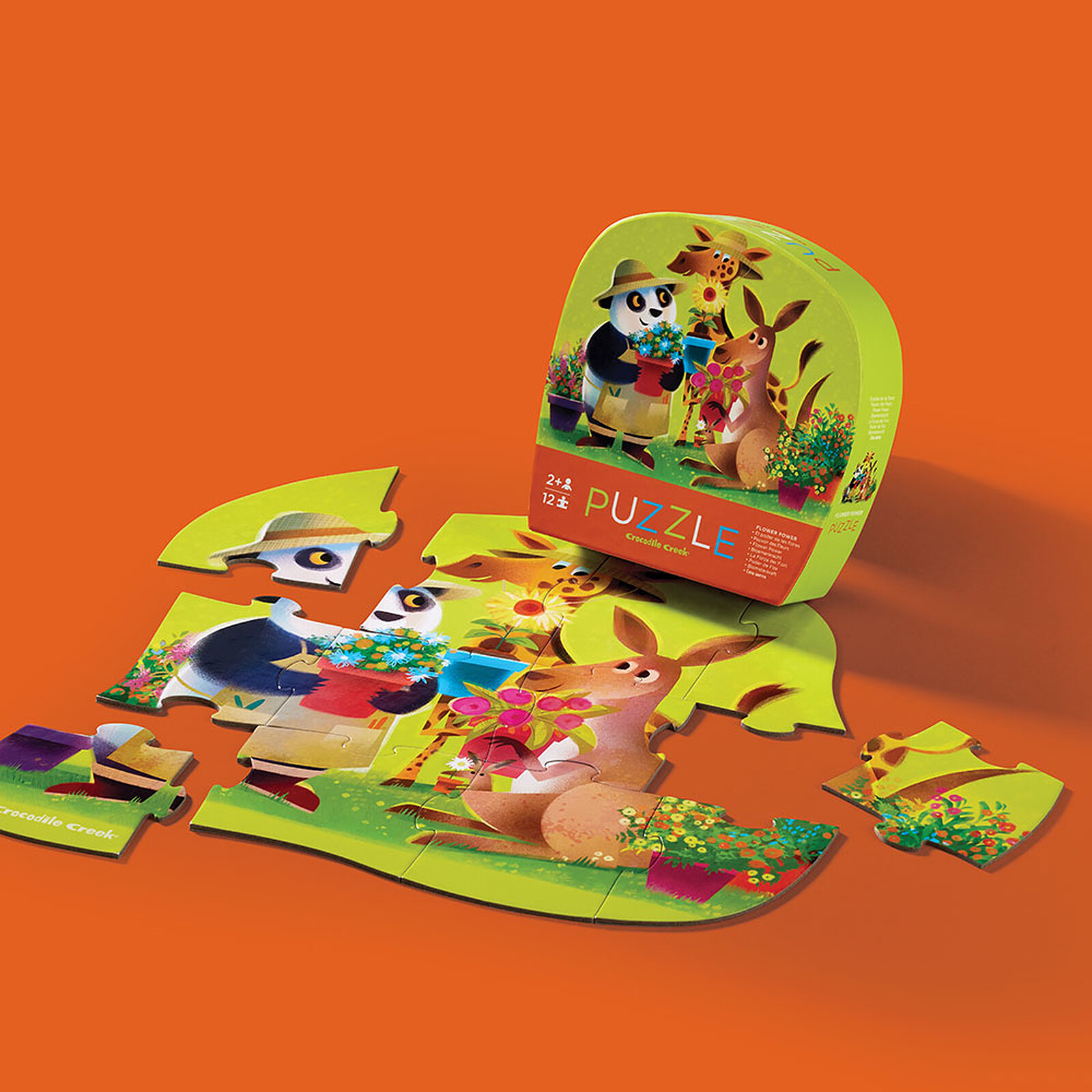 Mini Puzzle 12 Pièces - Flower Power Crocodile Creek