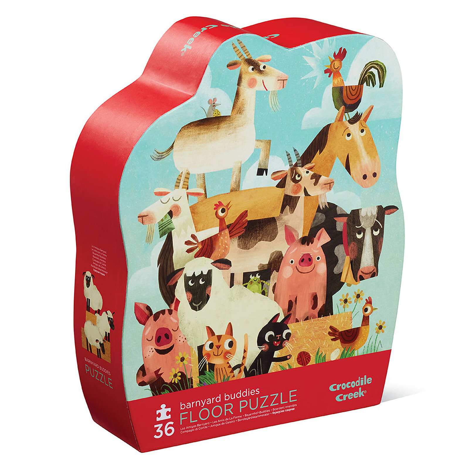 Maxi Puzzle 36 Pièces - Les Amis de la Ferme Crocodile Creek