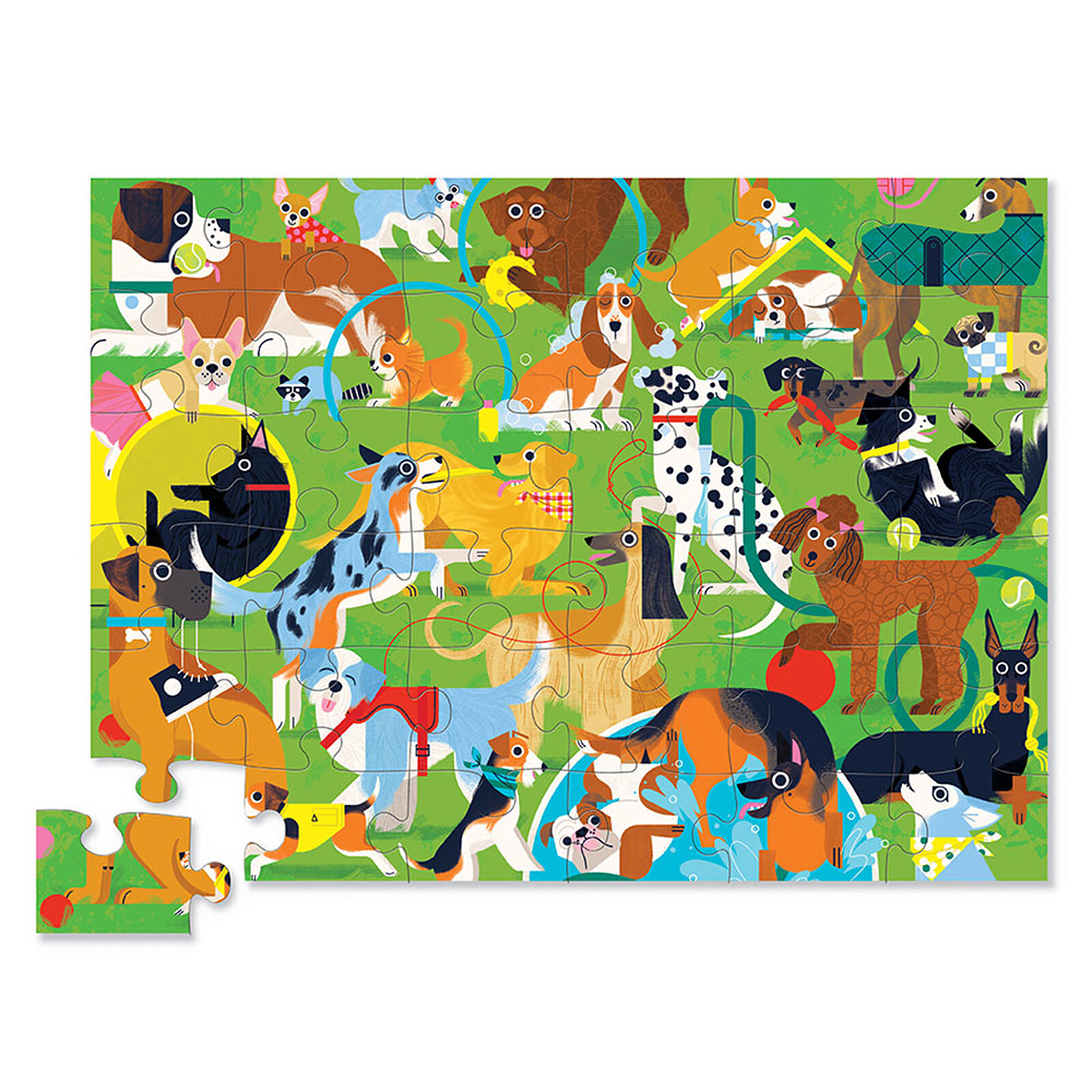 Maxi Puzzle 36 Pièces - Les Chiots Crocodile Creek