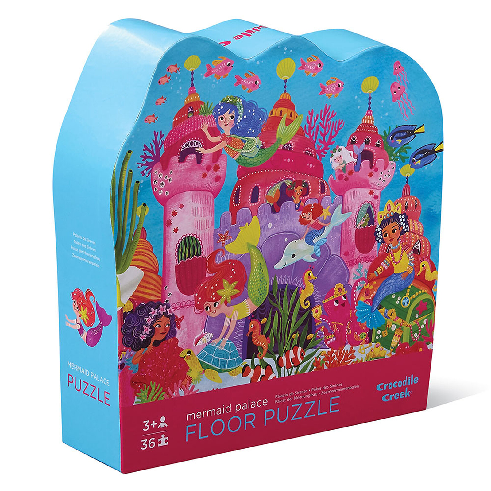 Maxi Puzzle 36 Pièces - Le Palais des Sirènes Crocodile Creek