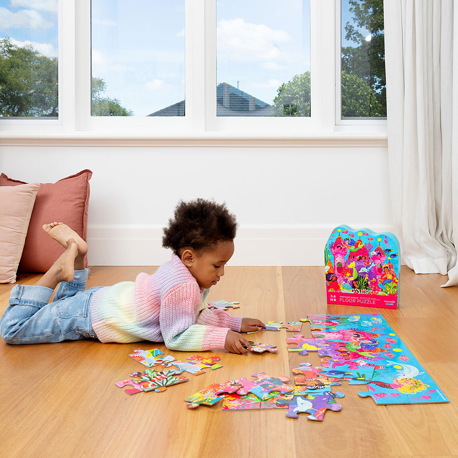 Maxi Puzzle 36 Pièces - Le Palais des Sirènes Crocodile Creek