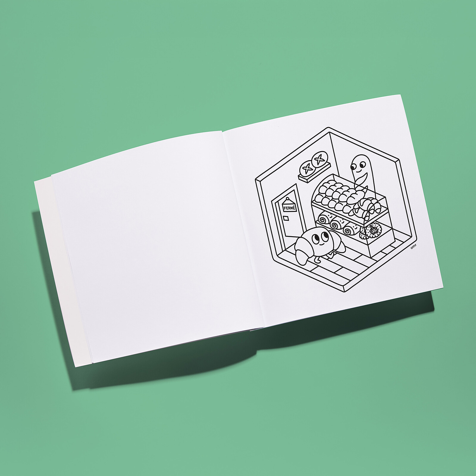 Livre de Coloriage Cozy Art Paris Omy