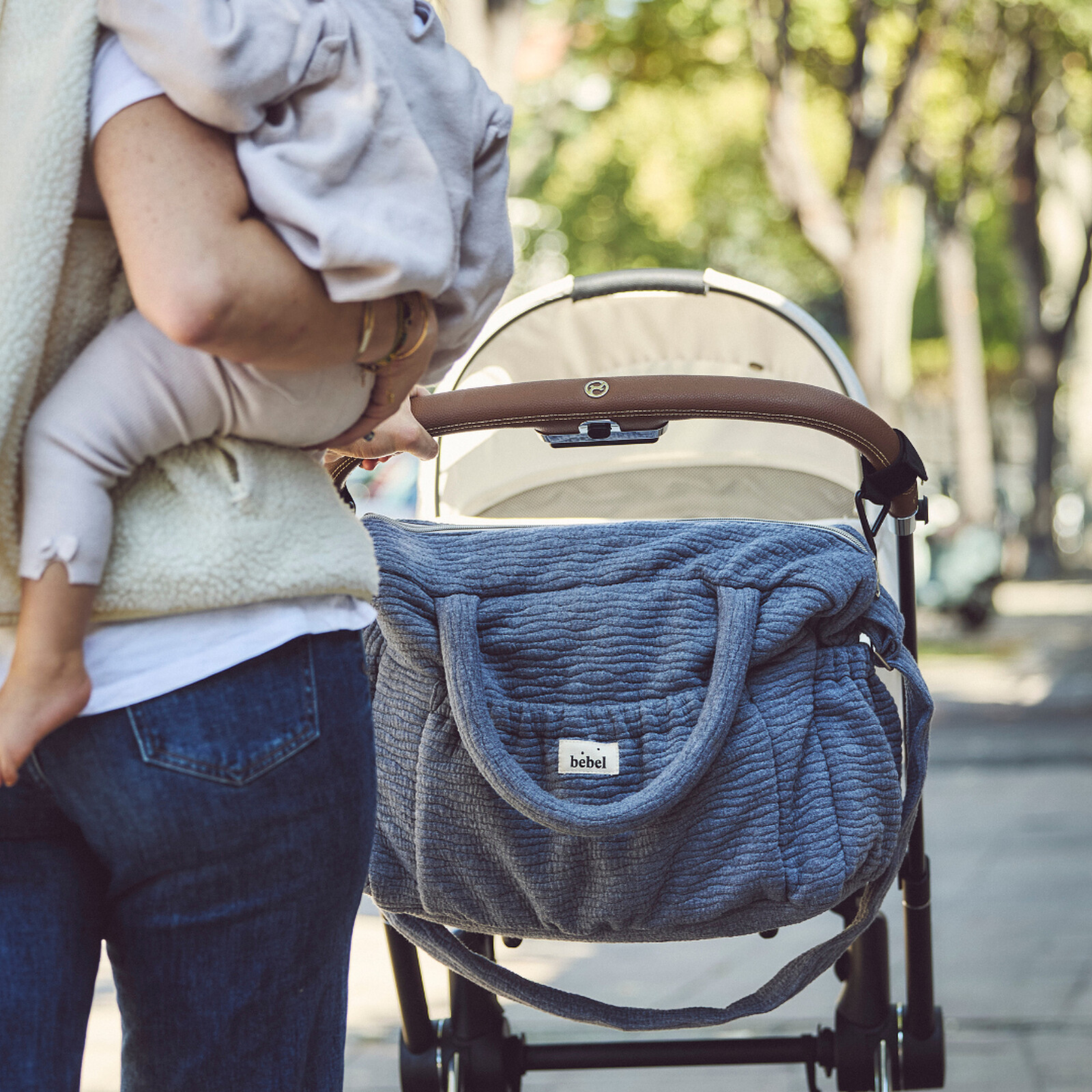Avis Sac à Langer Comme un Bonbon Wavy - Gris Clair
