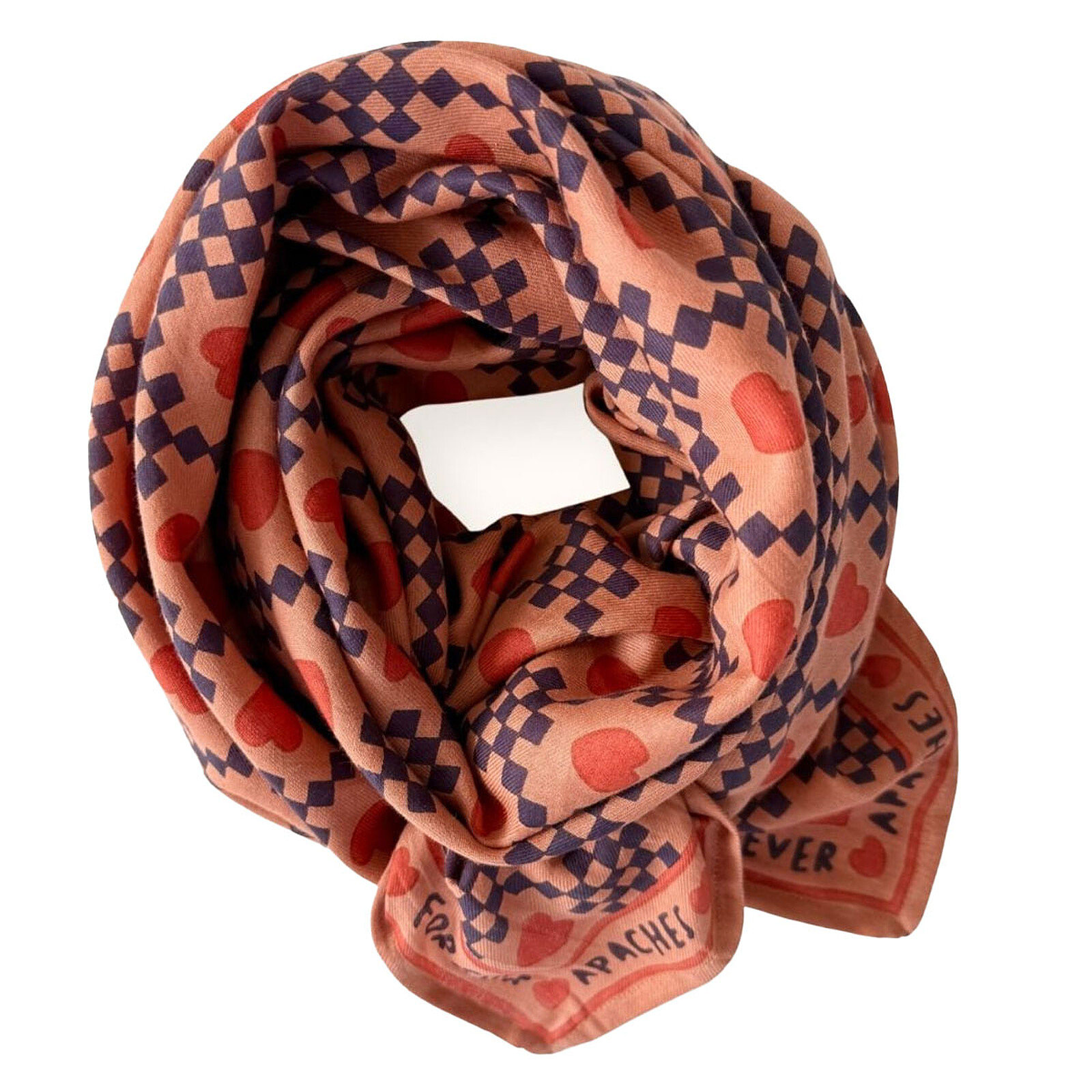 Big Foulard Latika Amor - Amor Rust  Apaches