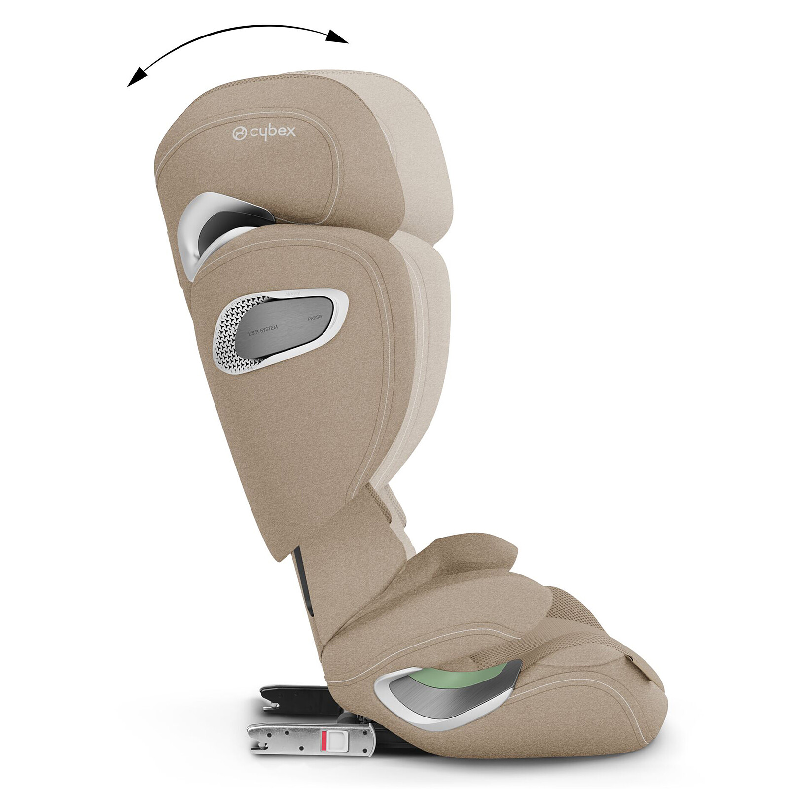 Avis Siège Auto Solution T i-Fix Plus i-Size Groupe 2/3 - Cozy Beige