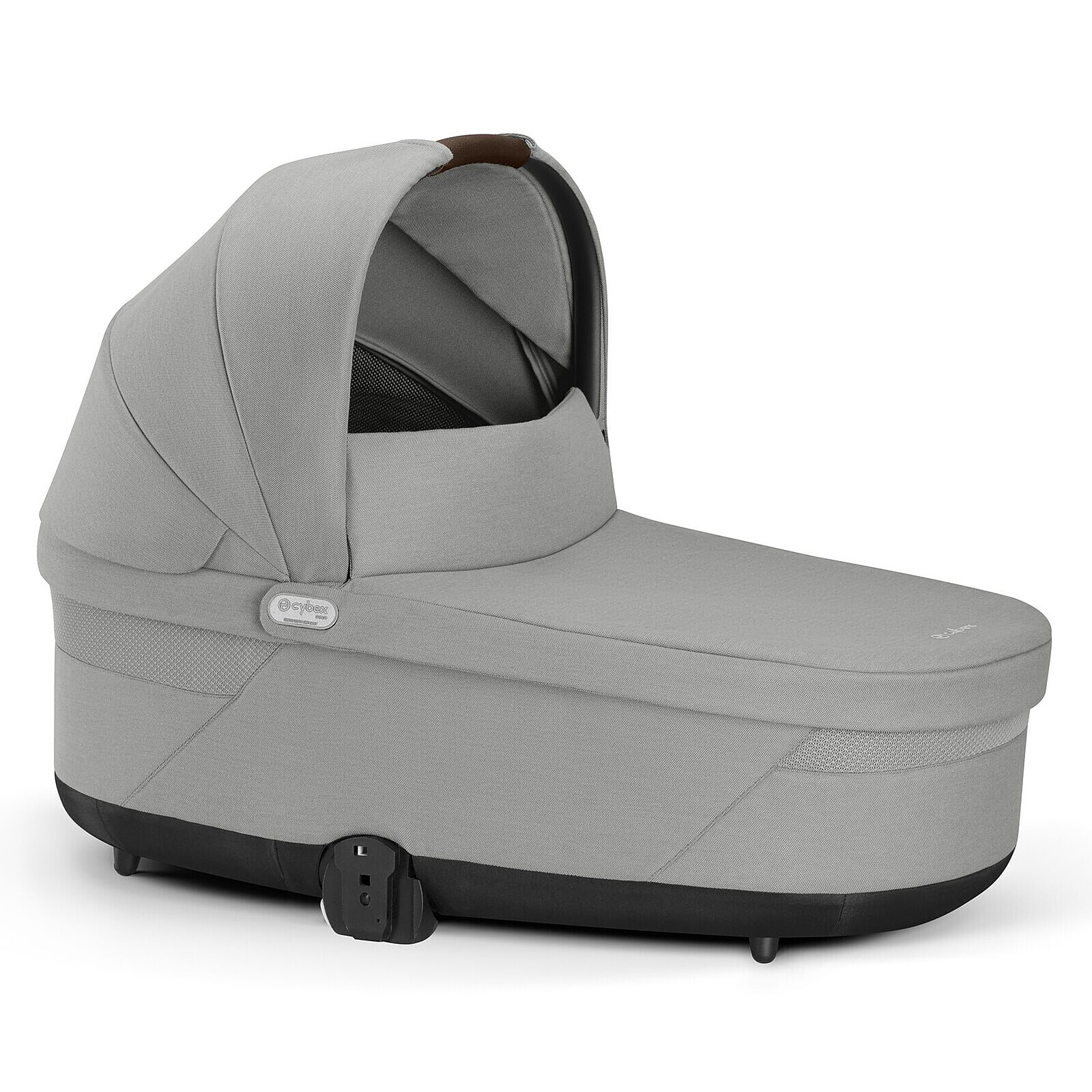 Poussette Trio Balios S Cadre Argent - Siège Auto Cloud G Plus i-Size - Nacelle S Lux - Stone Grey Cybex