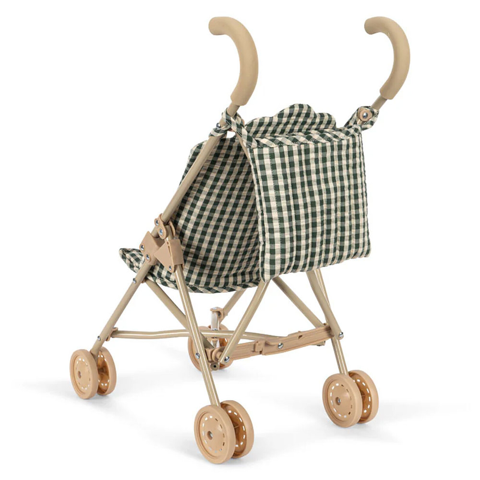Poussette pour Poupée Cheeky - Smoke Pine Check Konges Sløjd