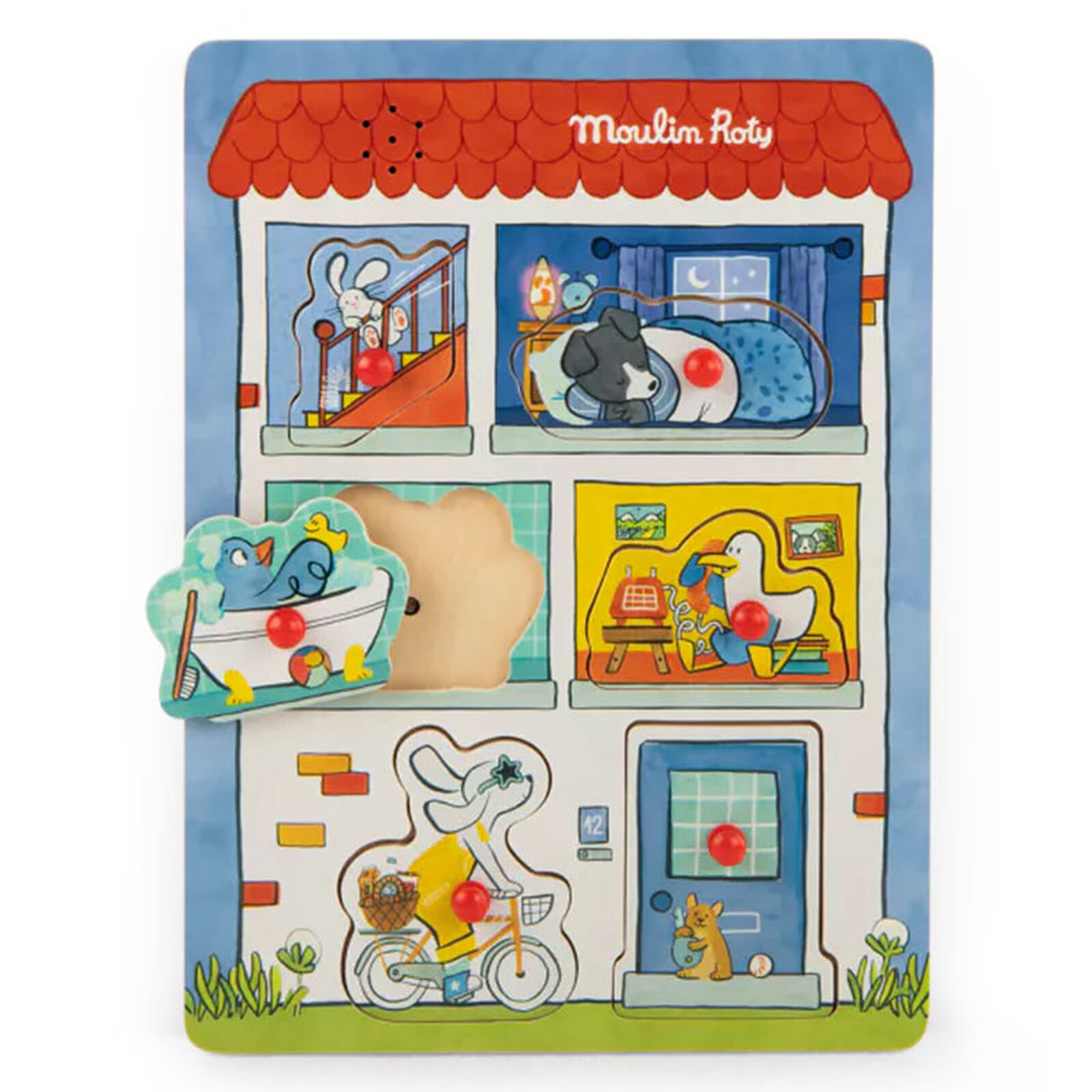 Puzzle Sonore - Puce & Pilou Moulin Roty