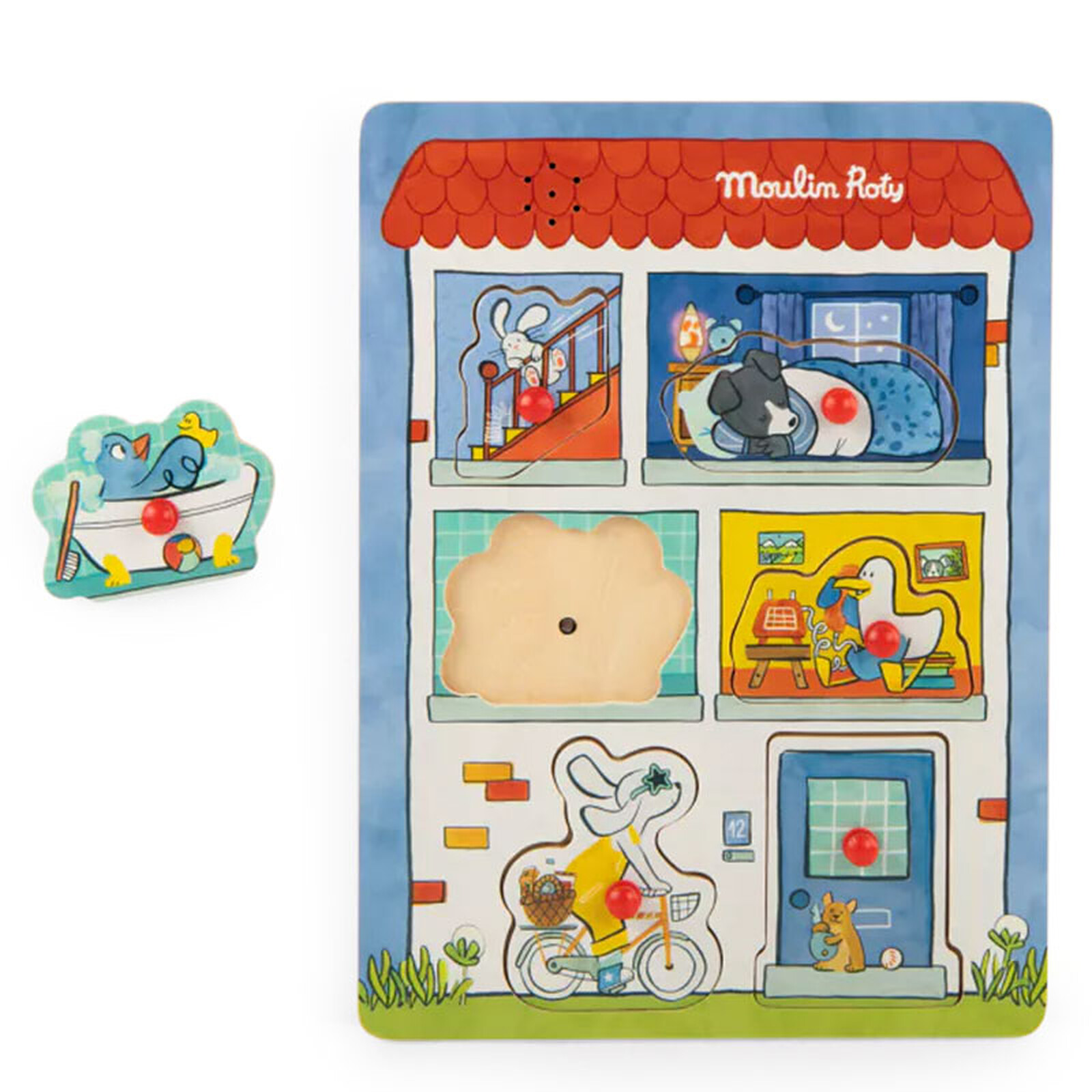 Puzzle Sonore - Puce & Pilou Moulin Roty