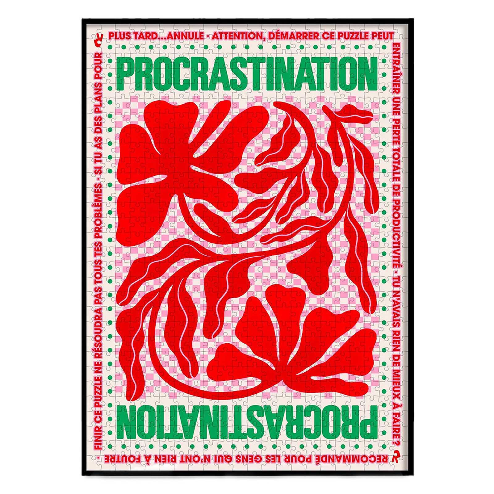 Puzzle 1000 Pièces - Procrastination Piece & Love