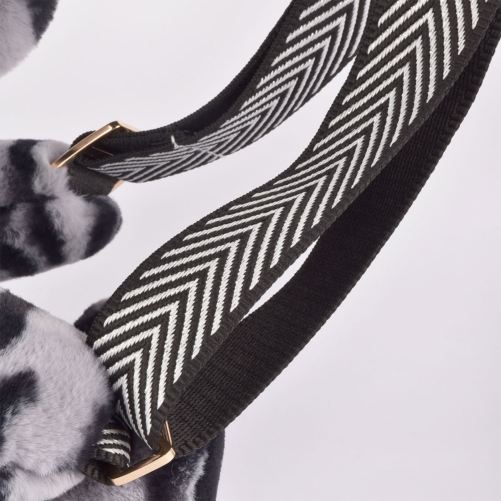 Sac Doudou Bandoulière - Ours Zébré Doudou et Compagnie