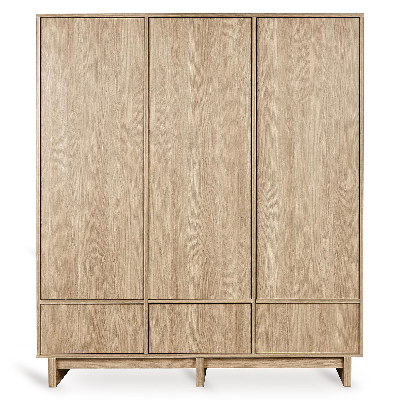Armoire 3 Portes Kyo XL - Honey Ash Quax