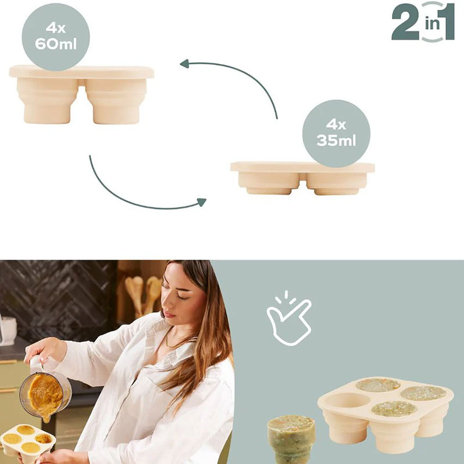 Set de Contenants et Grignoteuse pas cher