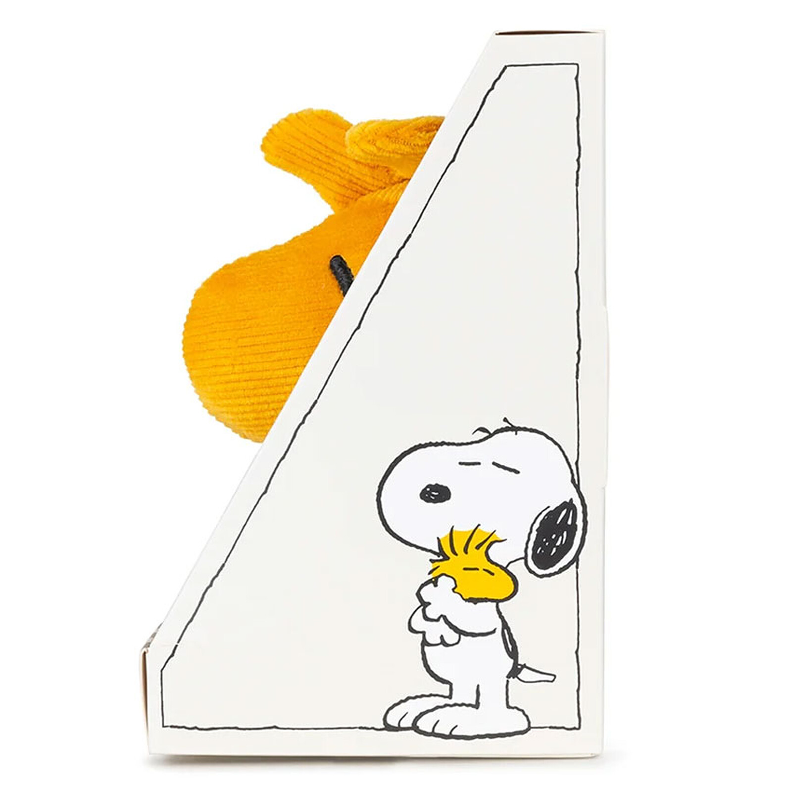 Peluche Oiseau Woodstock Mini en Velours Côtelé et Boîte Cadeau Bon Ton Toys