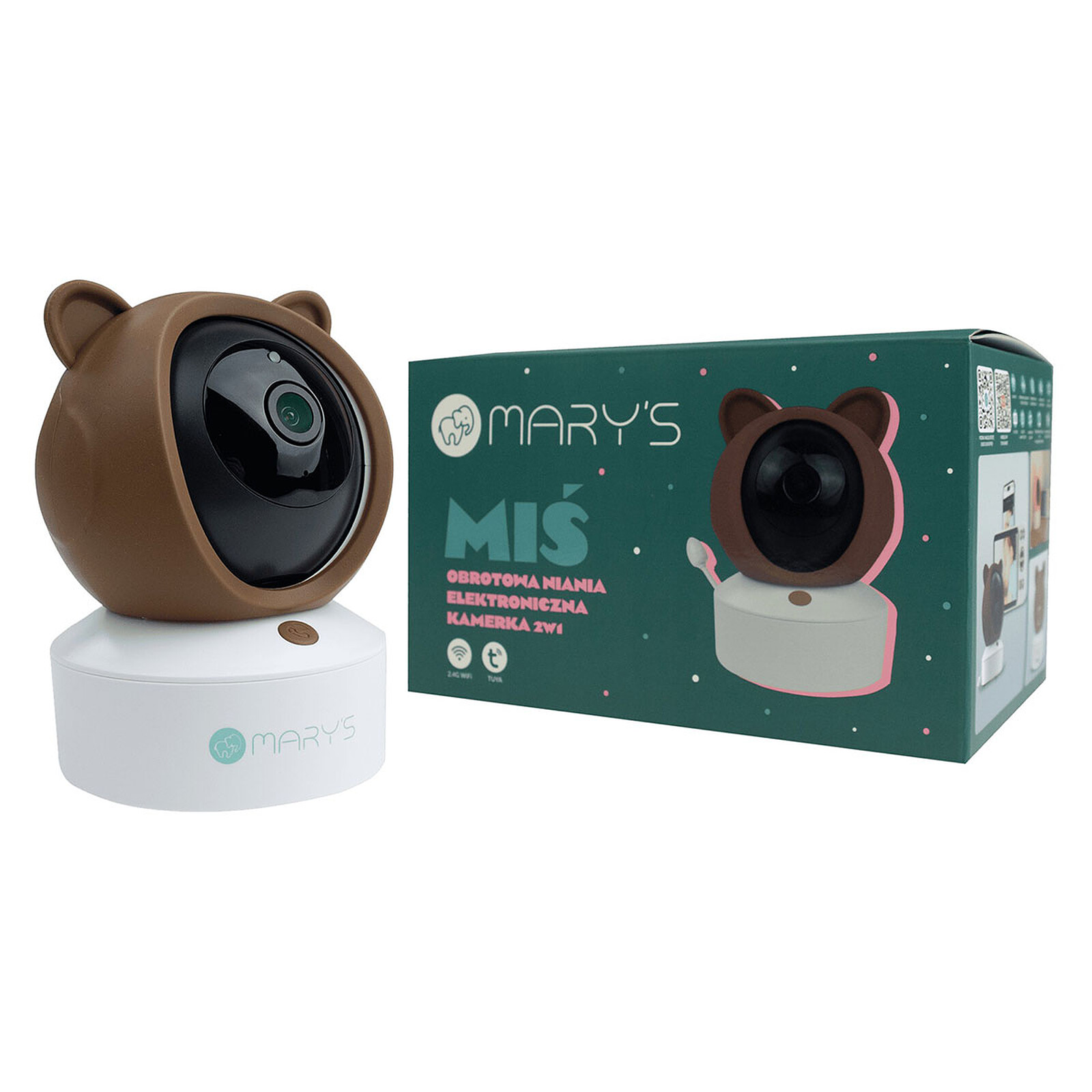 Avis Ecoute-bébé Wi-Fi Caméra 2-en-1 - Brown Bear
