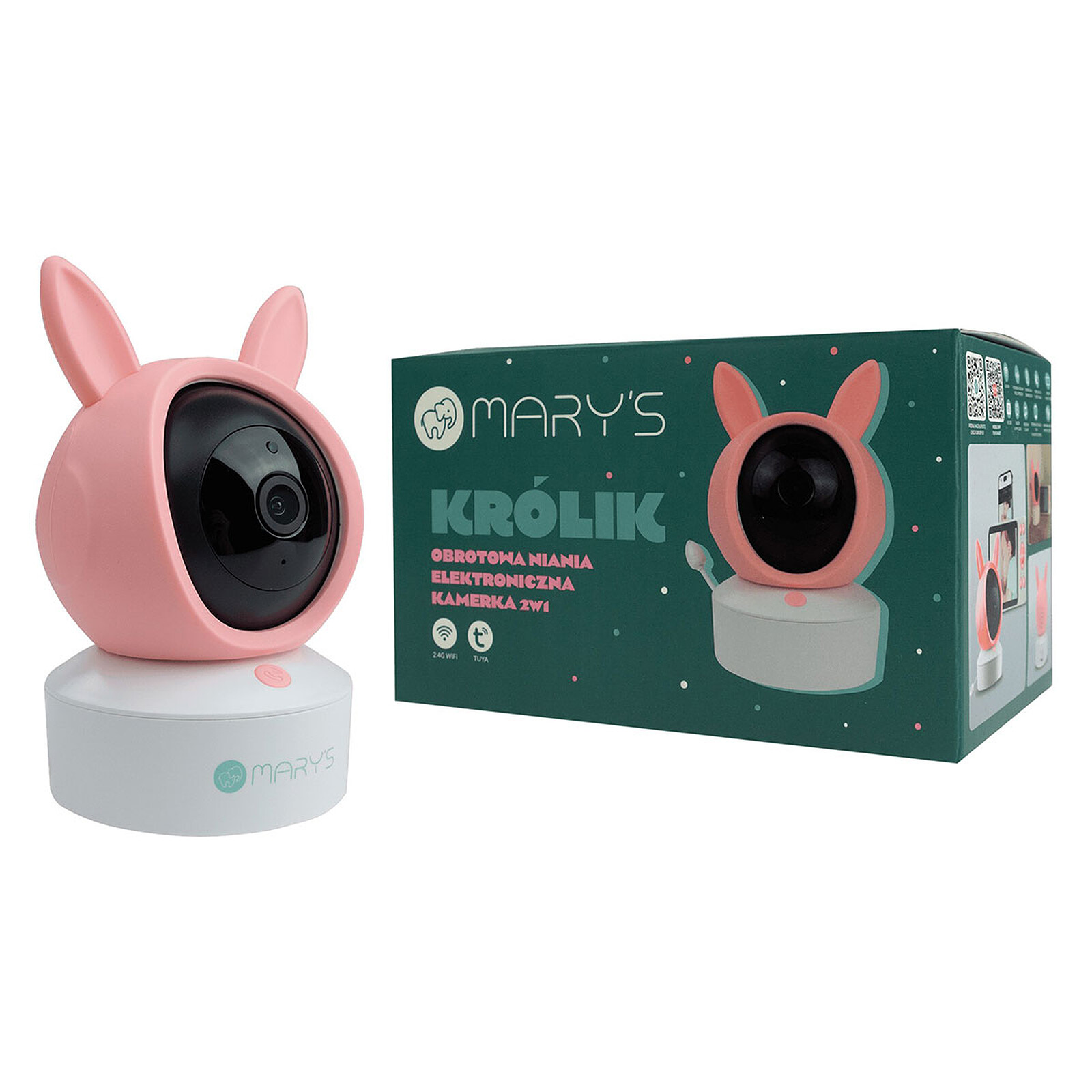 Avis Ecoute-bébé Wi-Fi Caméra 2-en-1 - Pink Rabbit