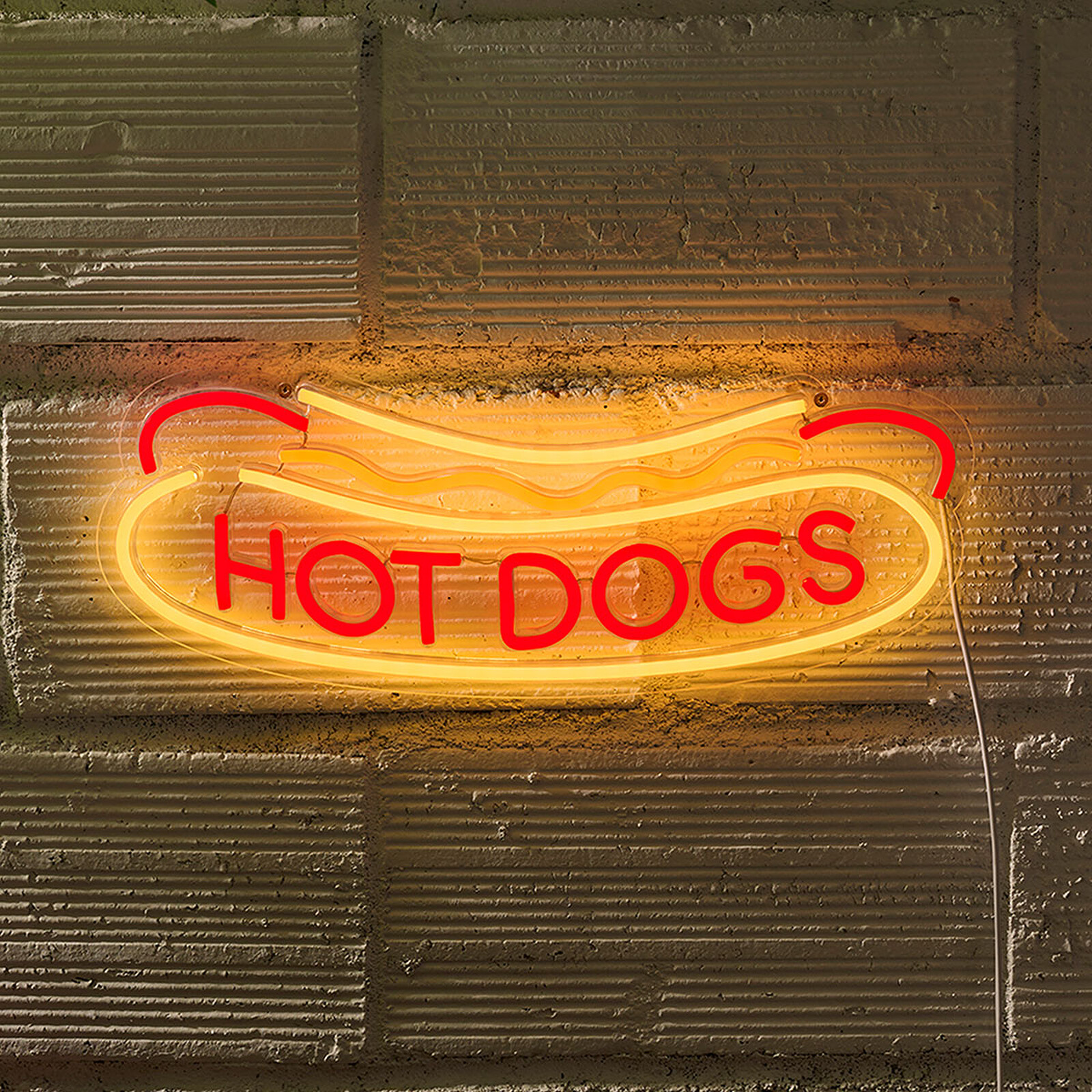 Néon Lumineux - Hot Dog Pasteq