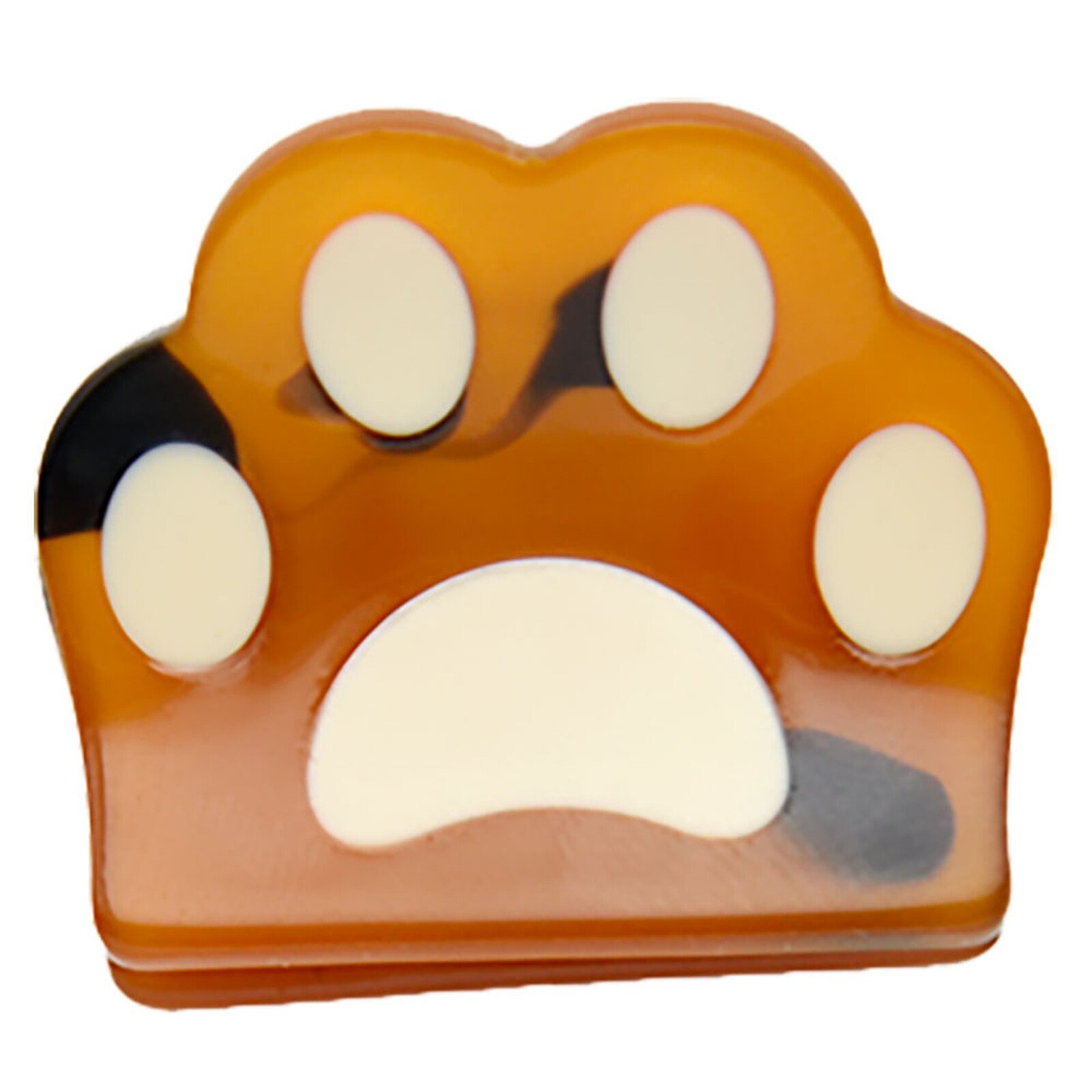 Mini Pince Cheveux - Patte de Chat Caramel Pasteq