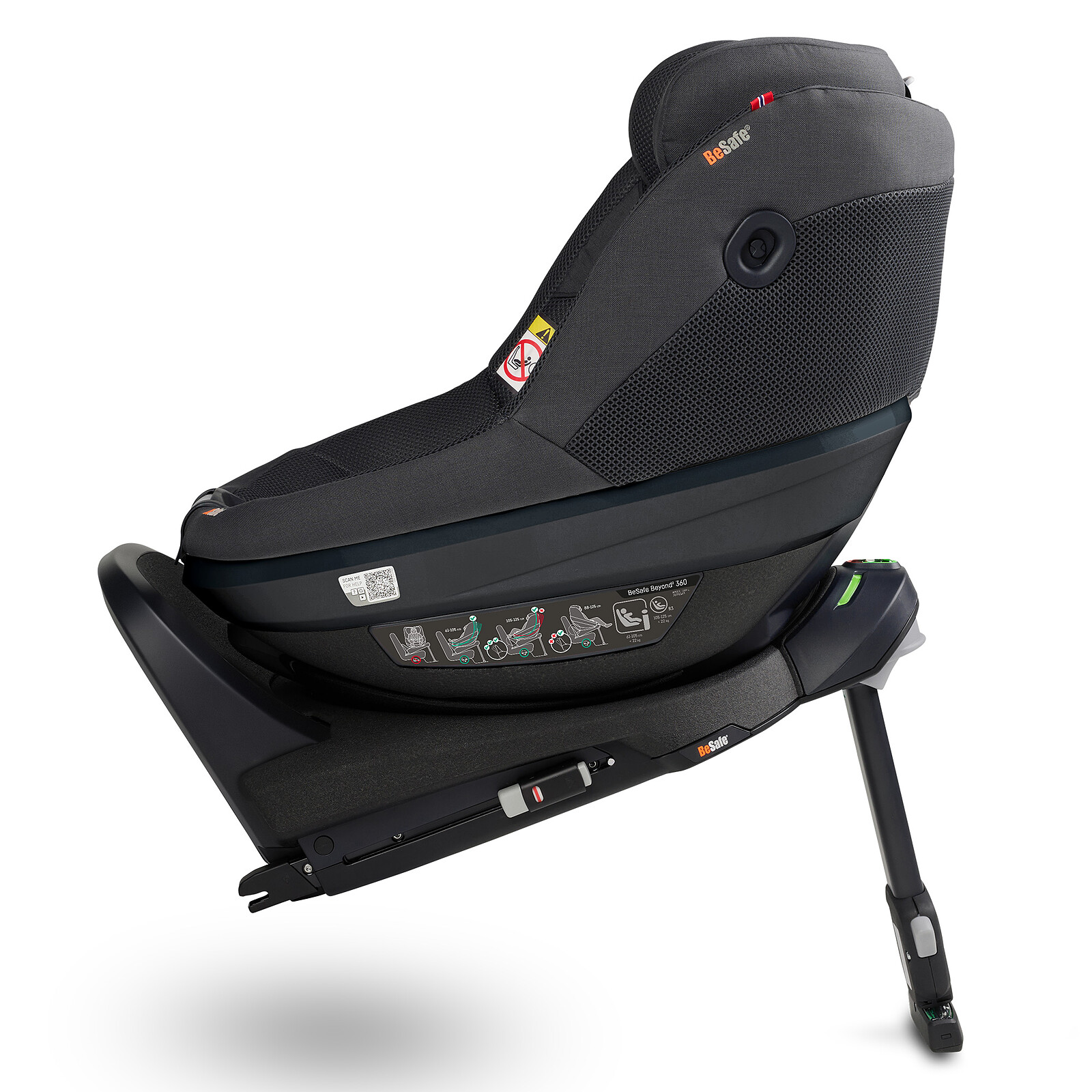 Achat Pack Siège Auto Beyond² 360 Groupe 0+/1/2 i-Size + Base Beyond - Anthracite Mesh