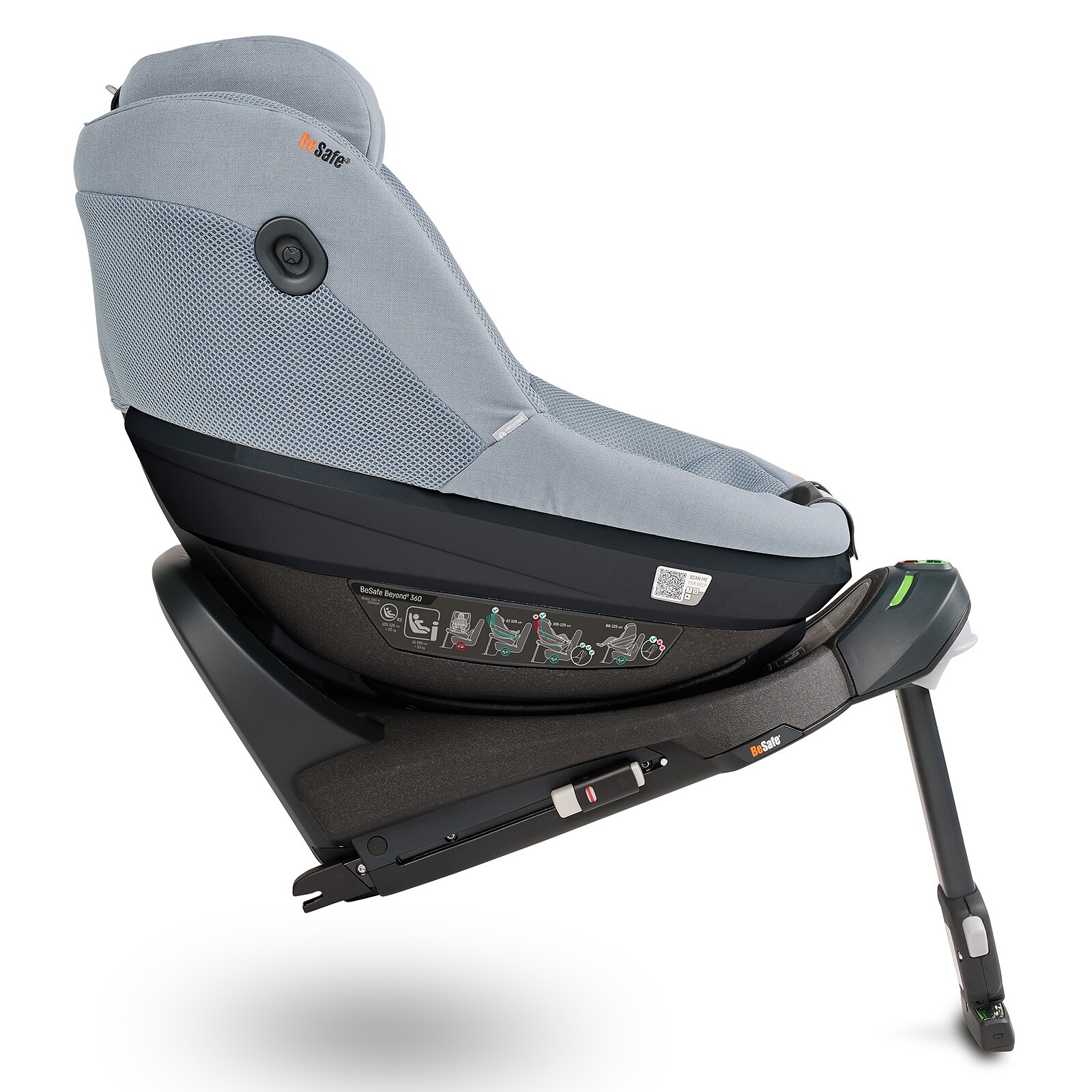 Pack Siège Auto Beyond² 360 Groupe 0+/1/2 i-Size + Base Beyond - Peak Mesh pas cher