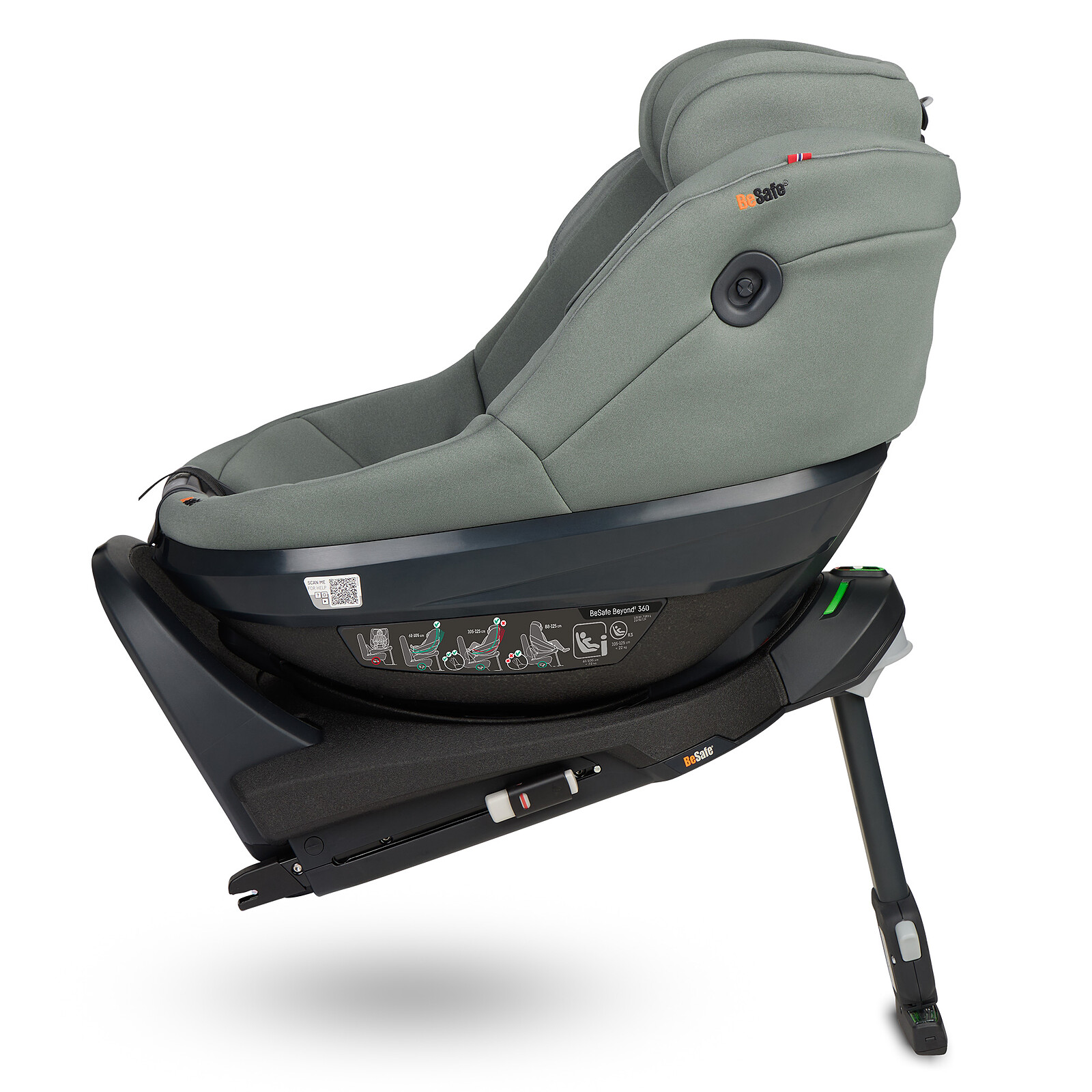 Avis Pack Siège Auto Beyond² 360 Groupe 0+/1/2 i-Size + Base Beyond - Meadow Green Soft Breeze