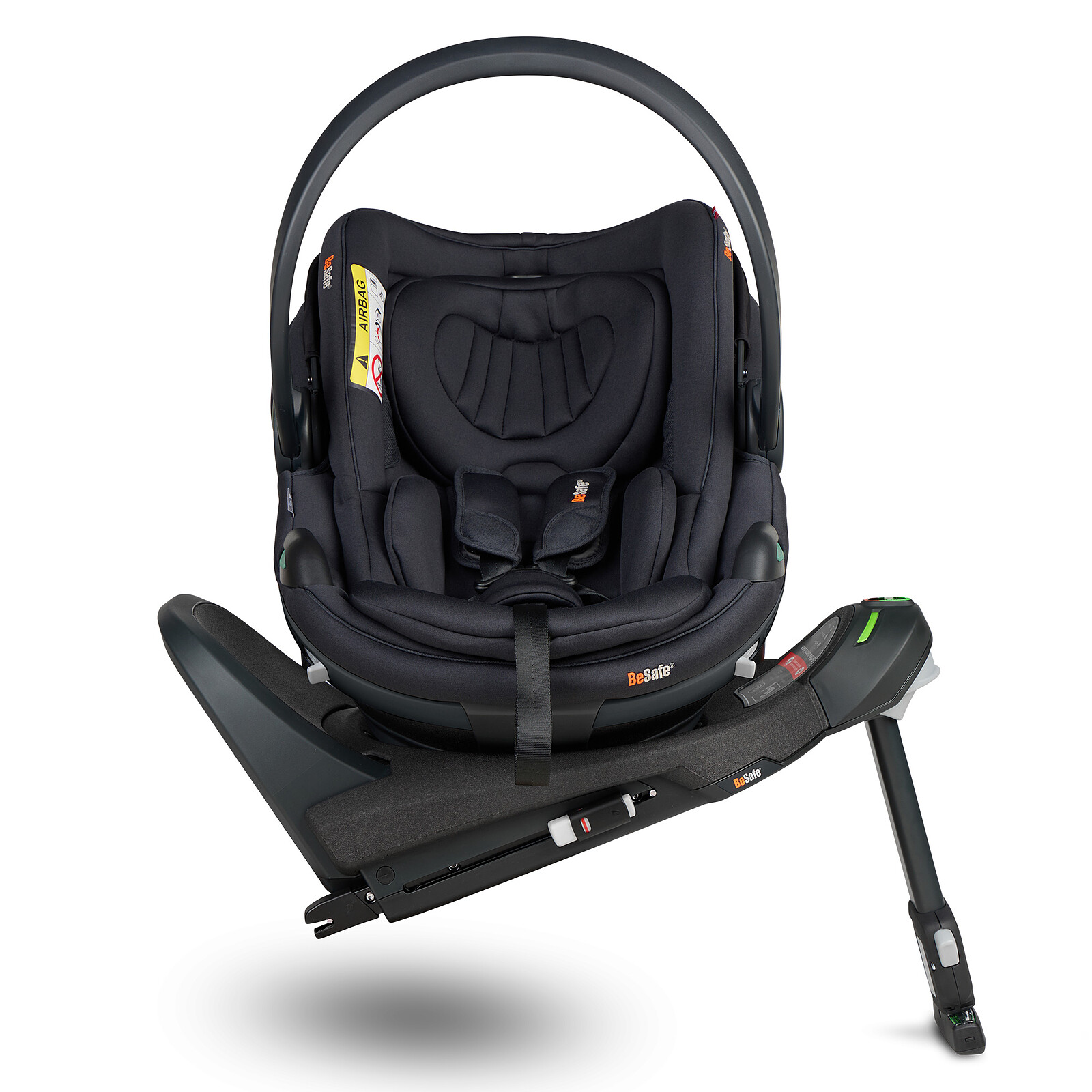 Pack Siège Auto Go Beyond² Groupe 0+ i-Size + Base Beyond - Black Soft Breeze BeSafe