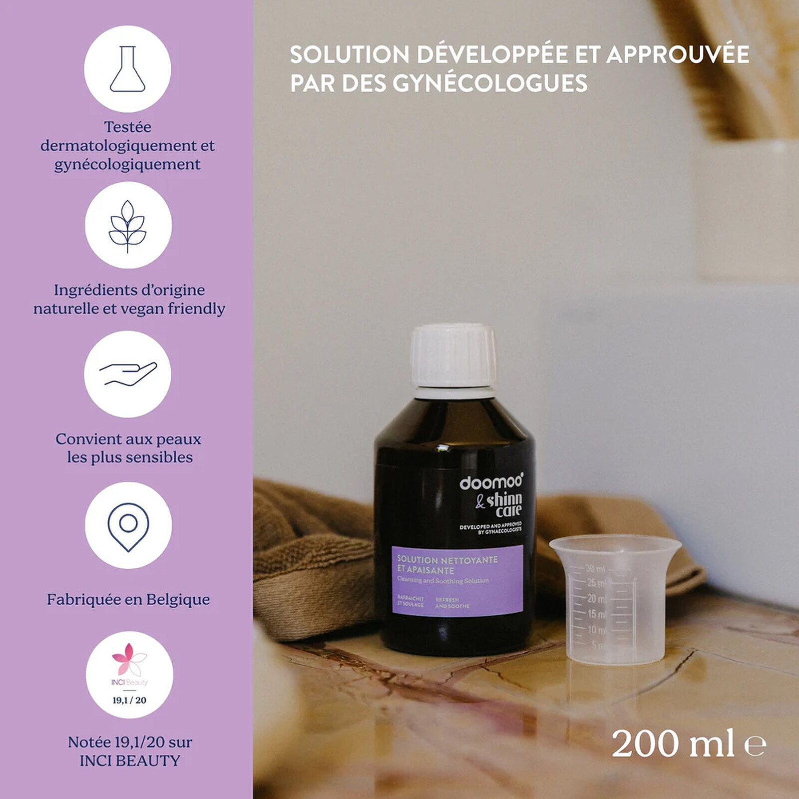 Solution Nettoyante et Apaisante - 200 ml doomoo