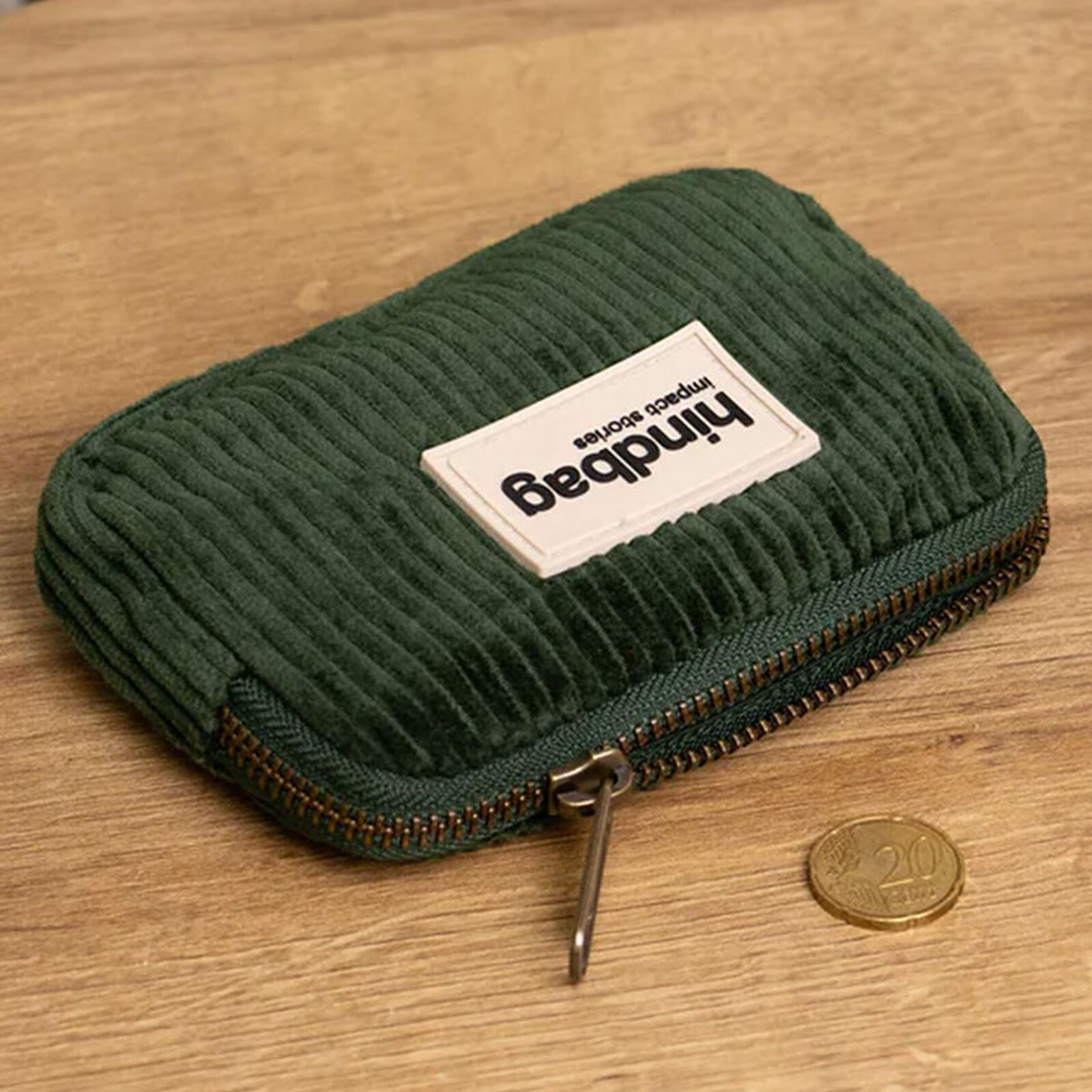 Porte-monnaie Lili - Velours Sapin Hindbag