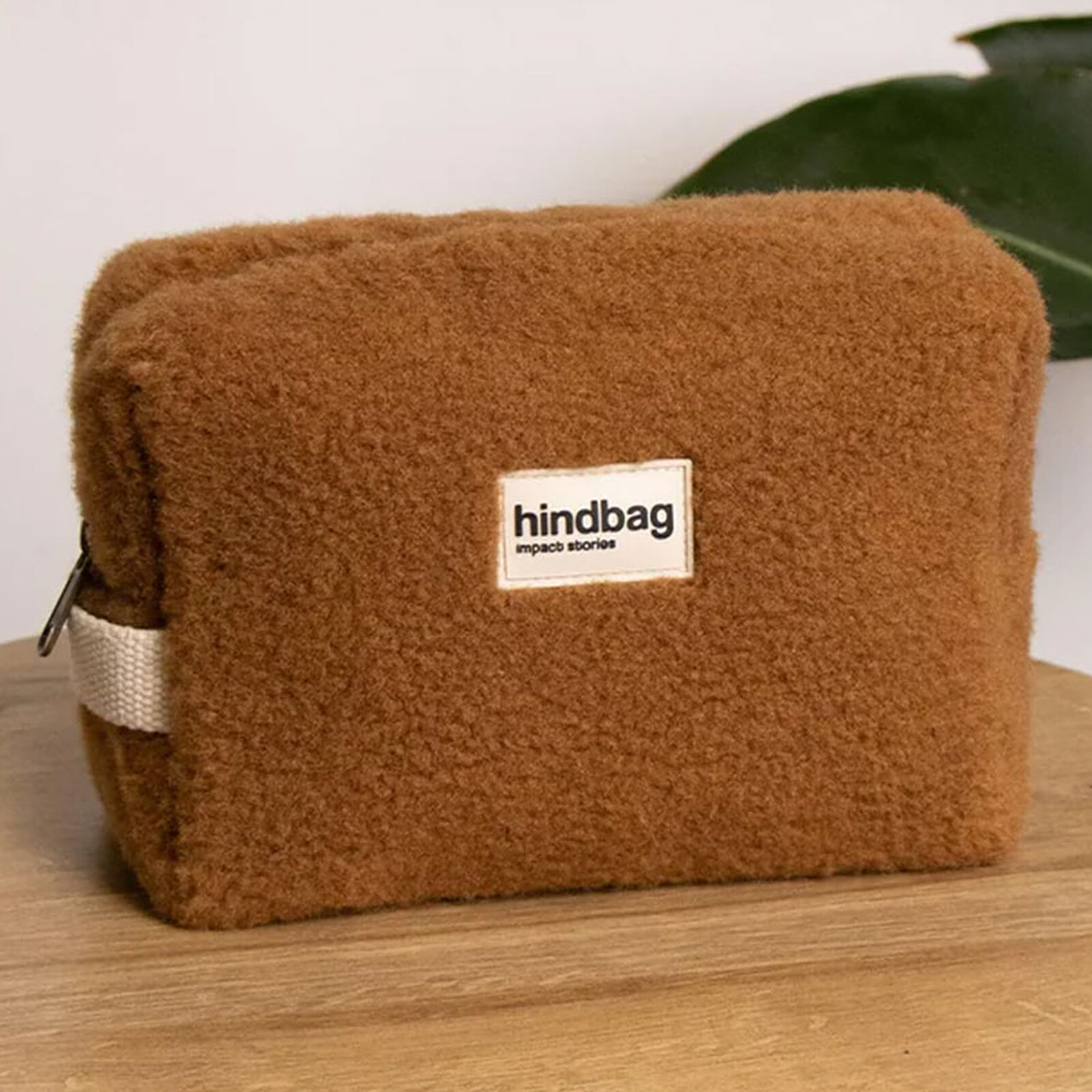 Trousse de Toilette Léon - Teddy Brun Hindbag