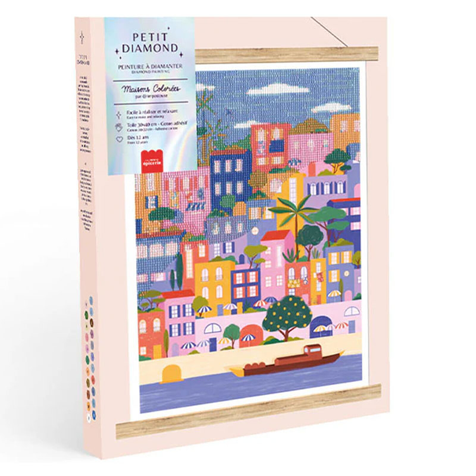 Petit Diamond Diamond Painting - Maisons Colorées La Petite Epicerie