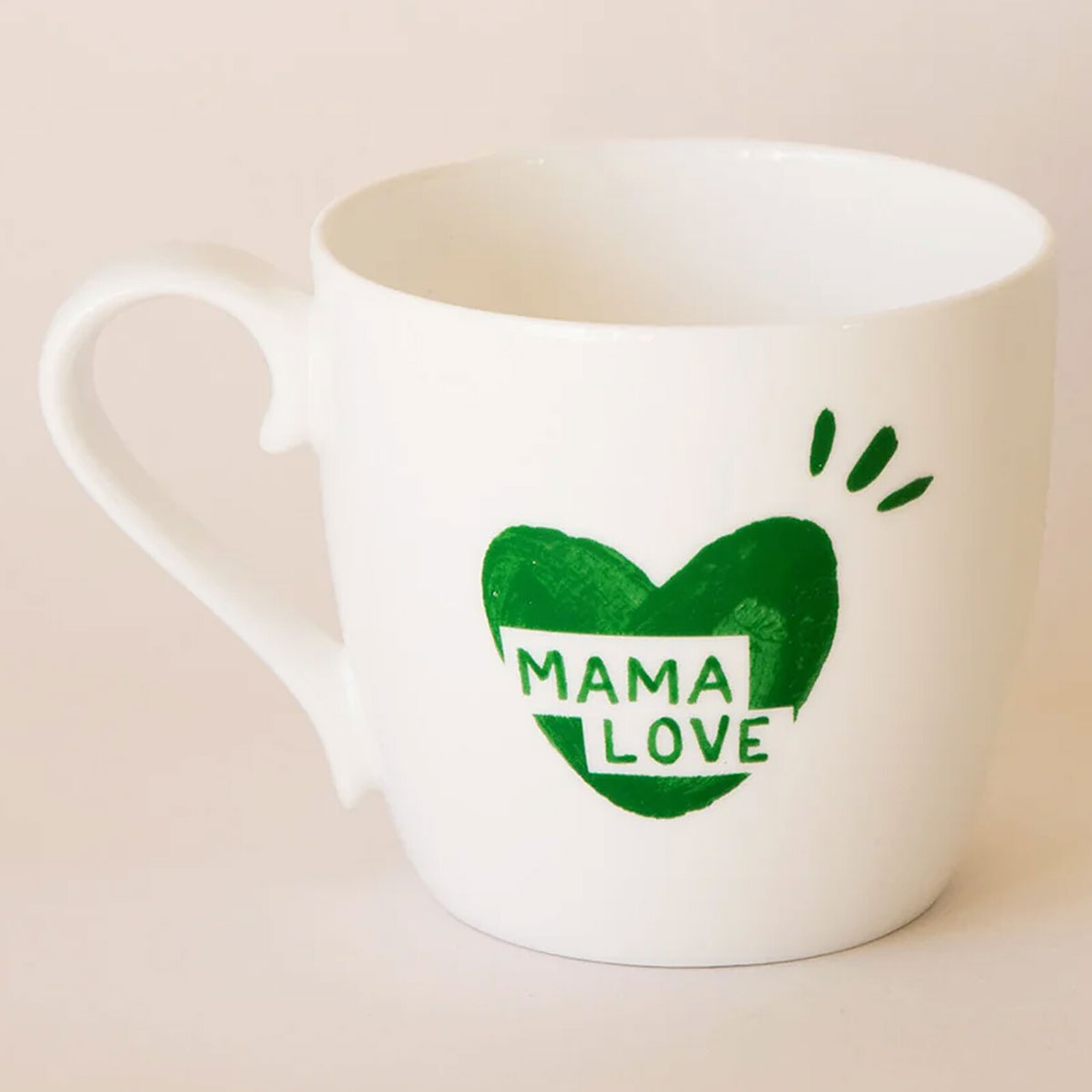 Mug Coeur Vert Sapin - Mama Love émoi émoi