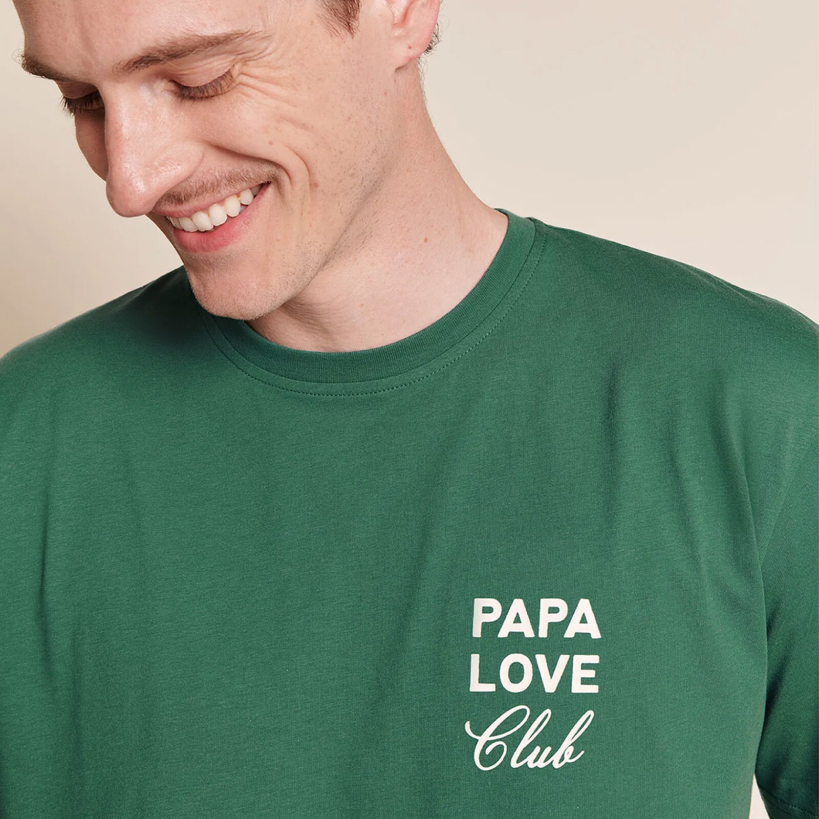 T-shirt Papa Love Club Spinach - L émoi émoi