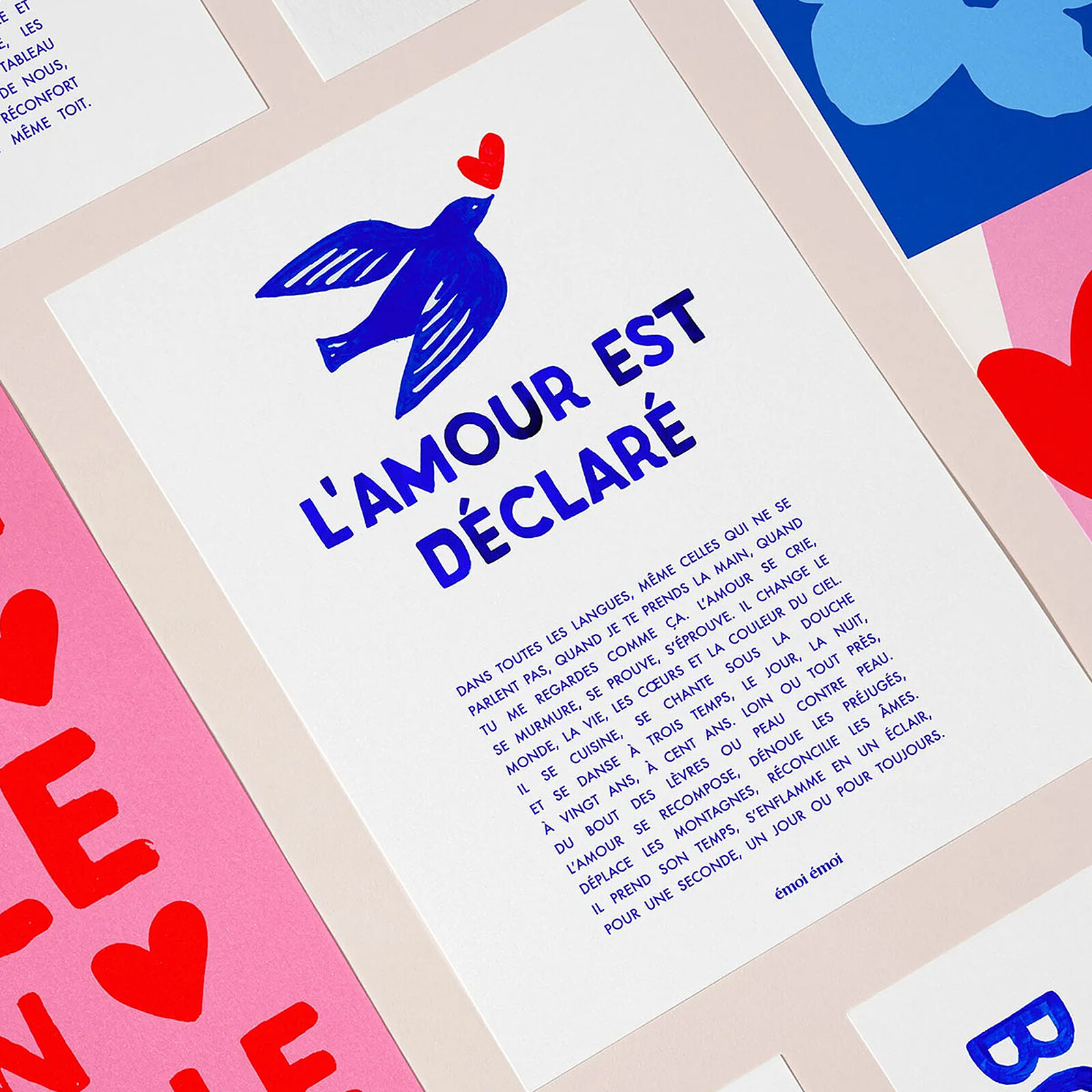 Avis Affiche - L'Amour est Déclaré