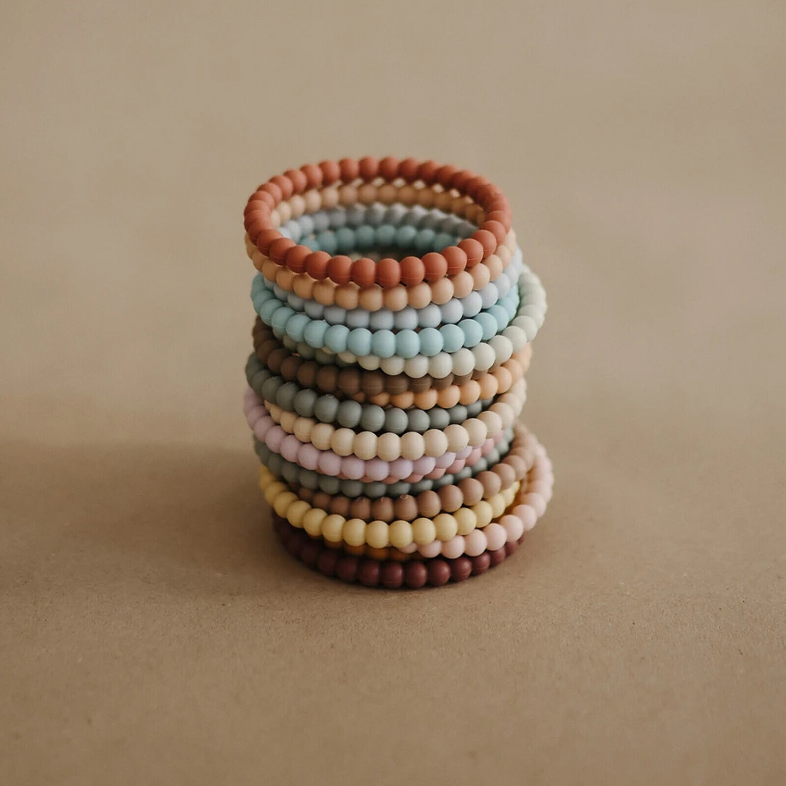Lot de 3 Bracelets de Dentition - Mellow, Terracotta & Periw pas cher