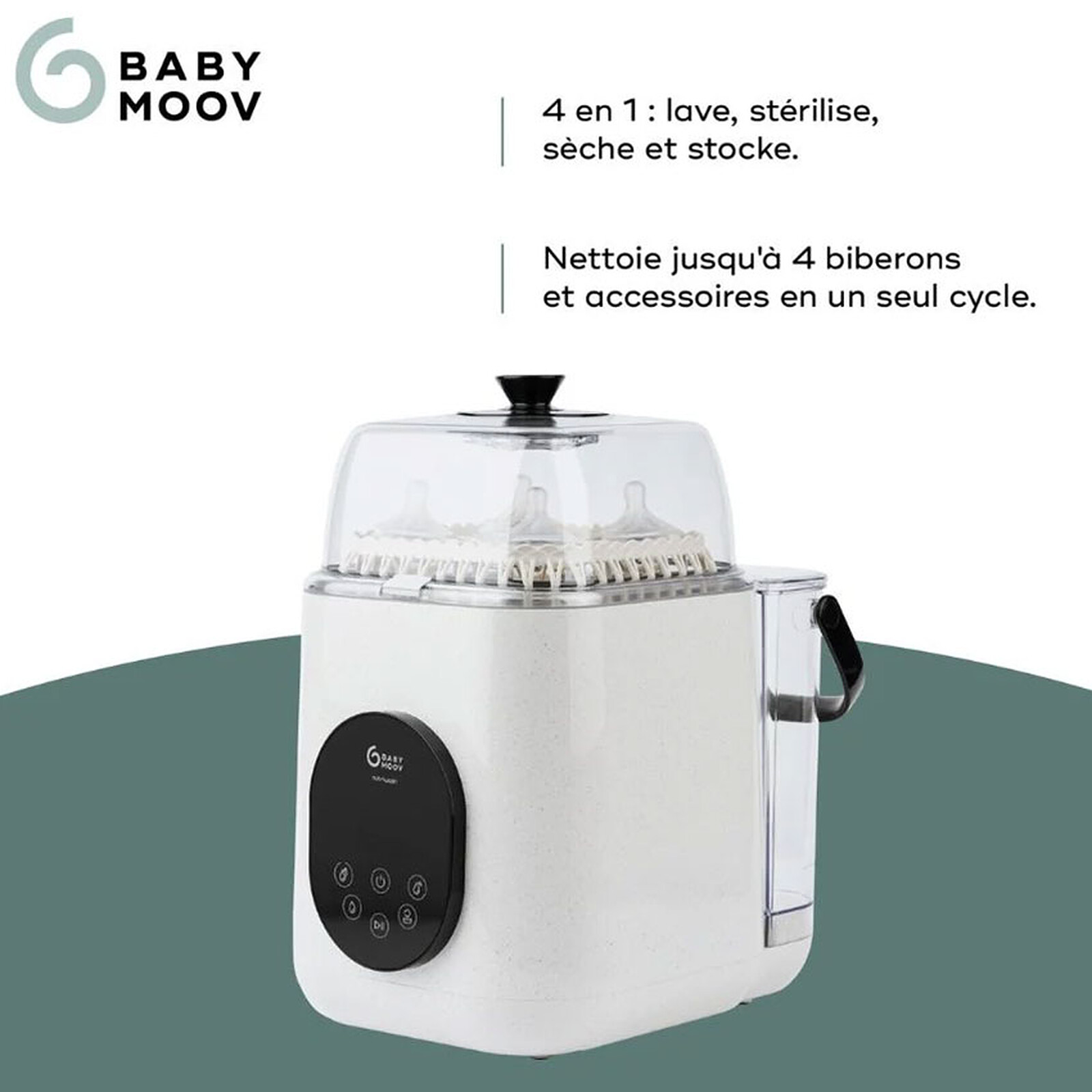 Lave Biberon et Stérilisateur NutriWash  Babymoov