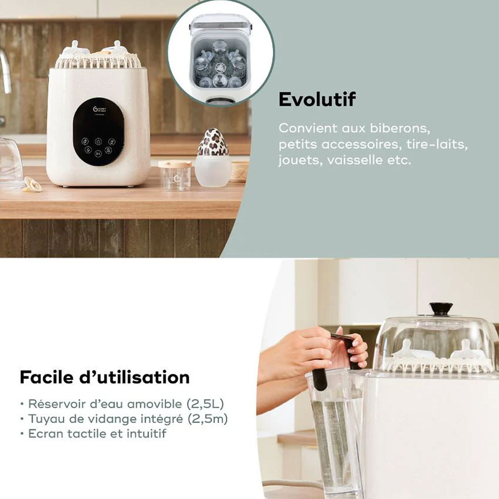 Avis Lave Biberon et Stérilisateur NutriWash 